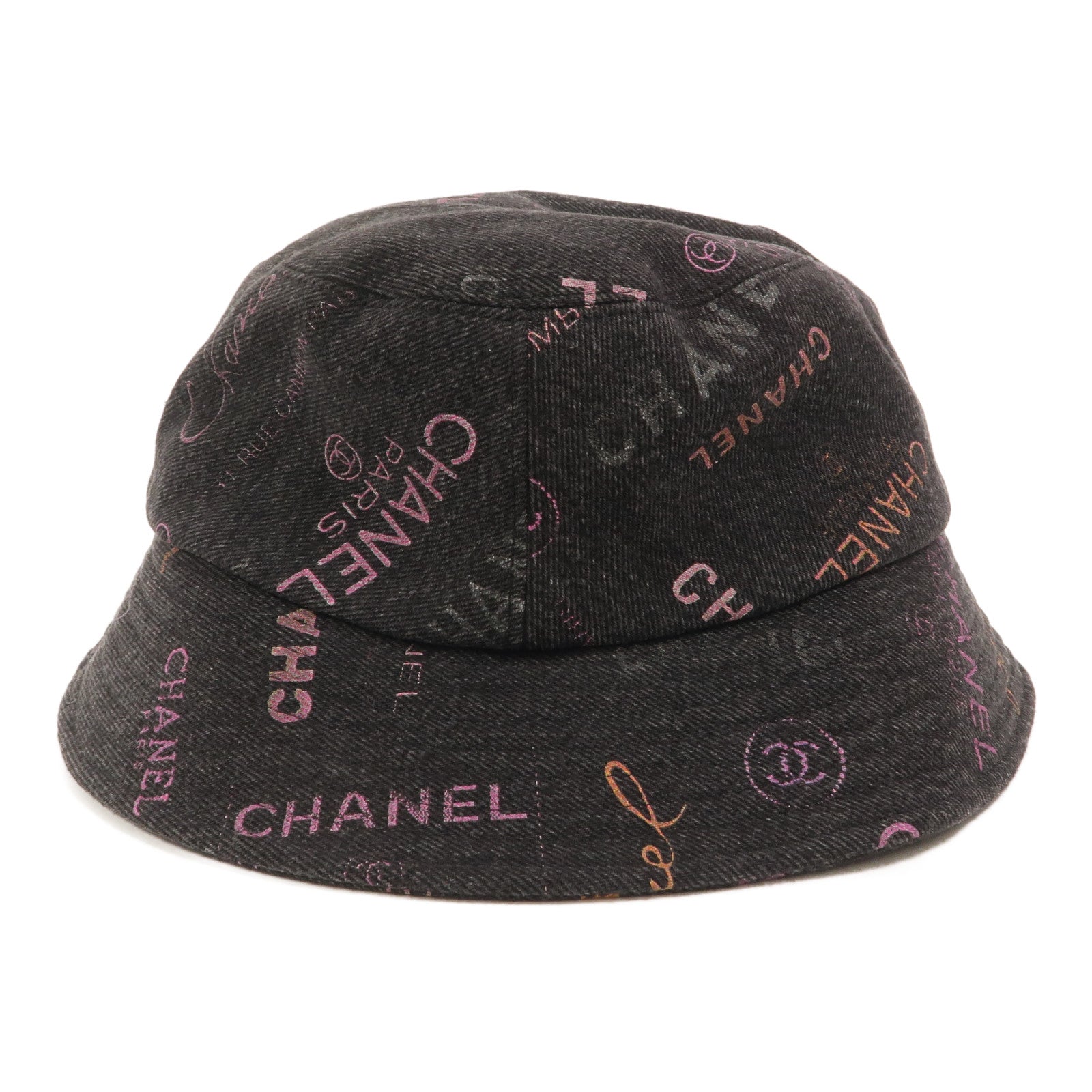 CHANEL 牛仔布Bucket Hat帽子