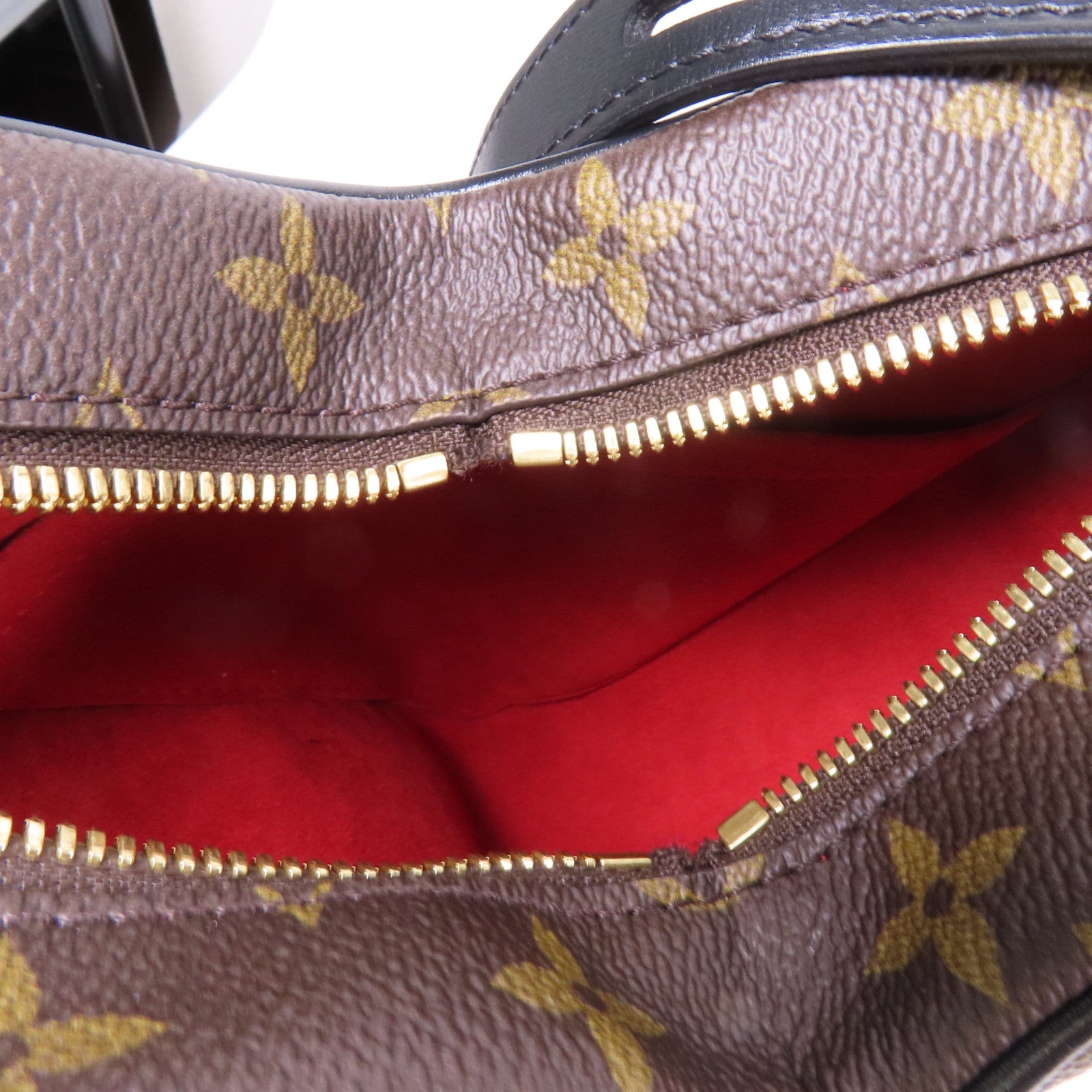 LOUIS VUITTON Monogram Sac Coeur Fall In Love金扣肩背袋棕色