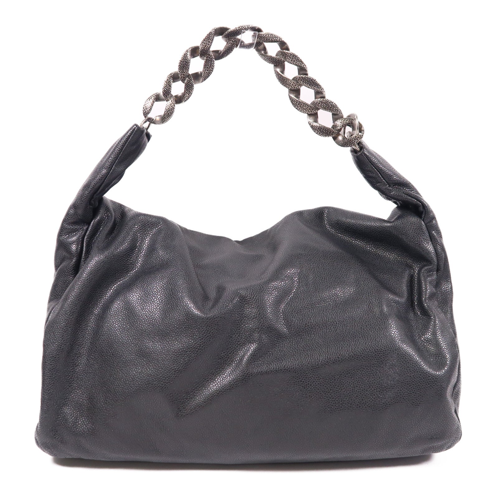 CHANEL 牛皮皮革Chain Shoulder鏈帶肩背袋