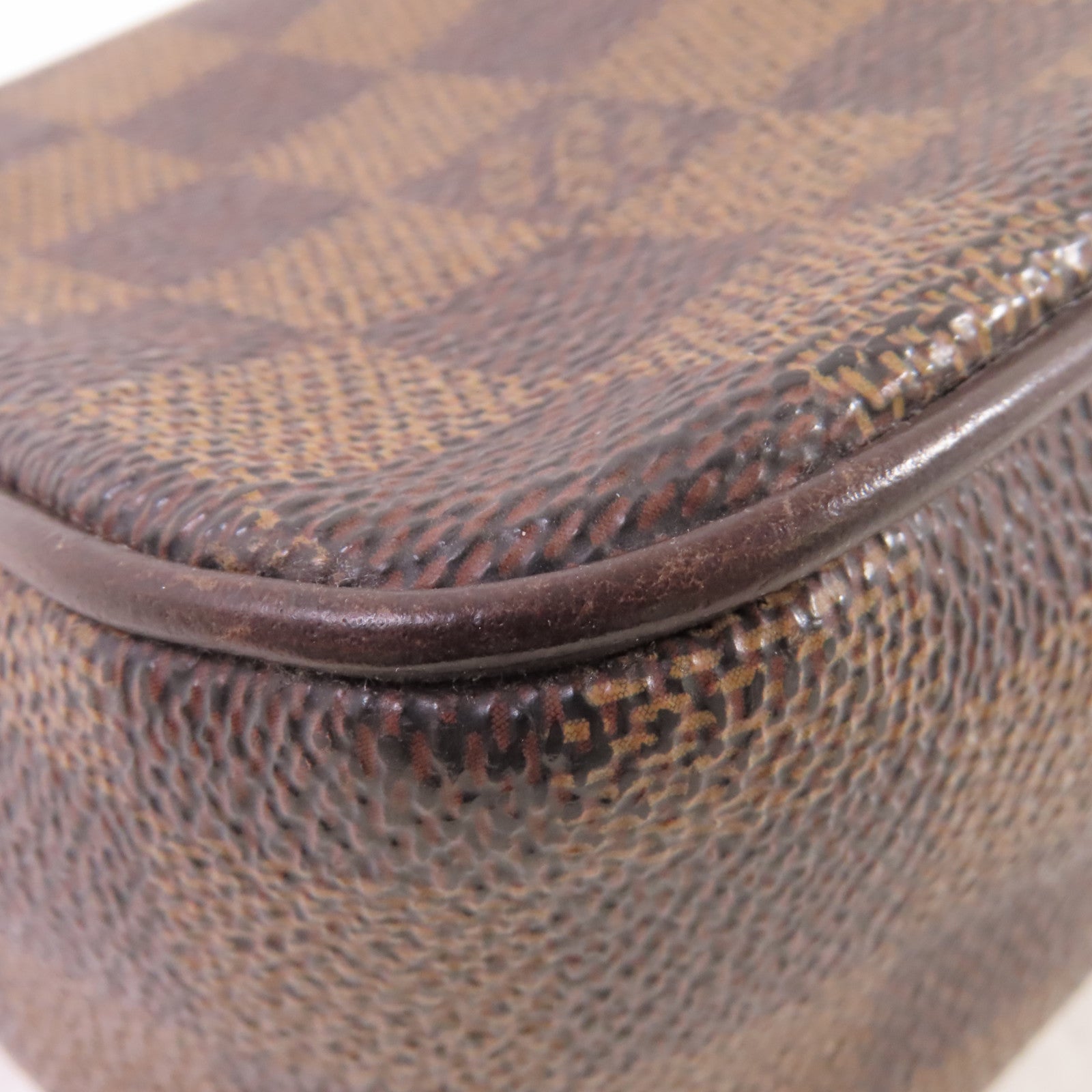 LOUIS VUITTON Damier Ebene Recoleta Hand Bag金扣肩背袋啡色
