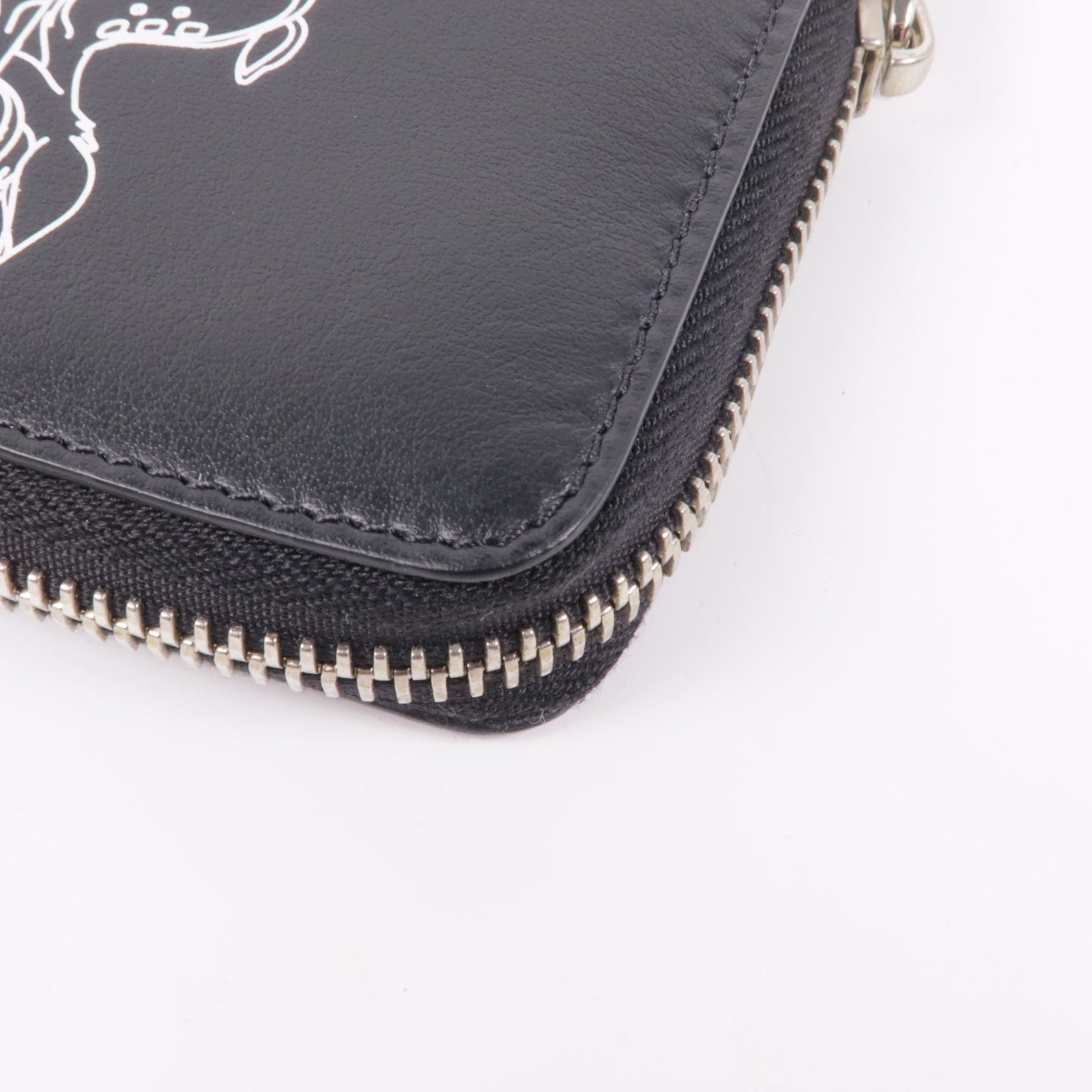 GIVENCHY 【激減優惠】牛皮皮革Card/Coin Case銀扣零錢包/卡片套