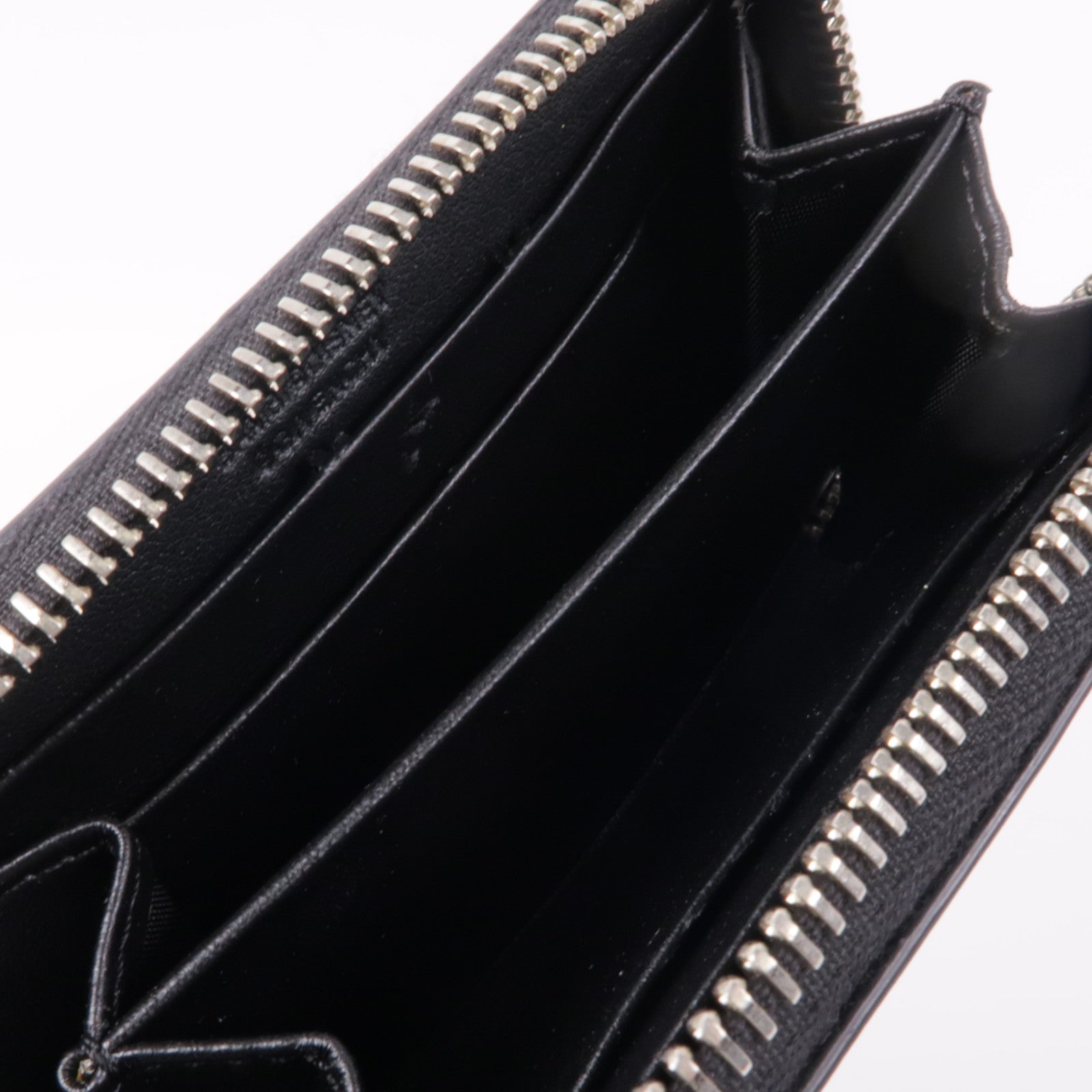 GIVENCHY 牛皮皮革Card/Coin Case銀扣零錢包/卡片套