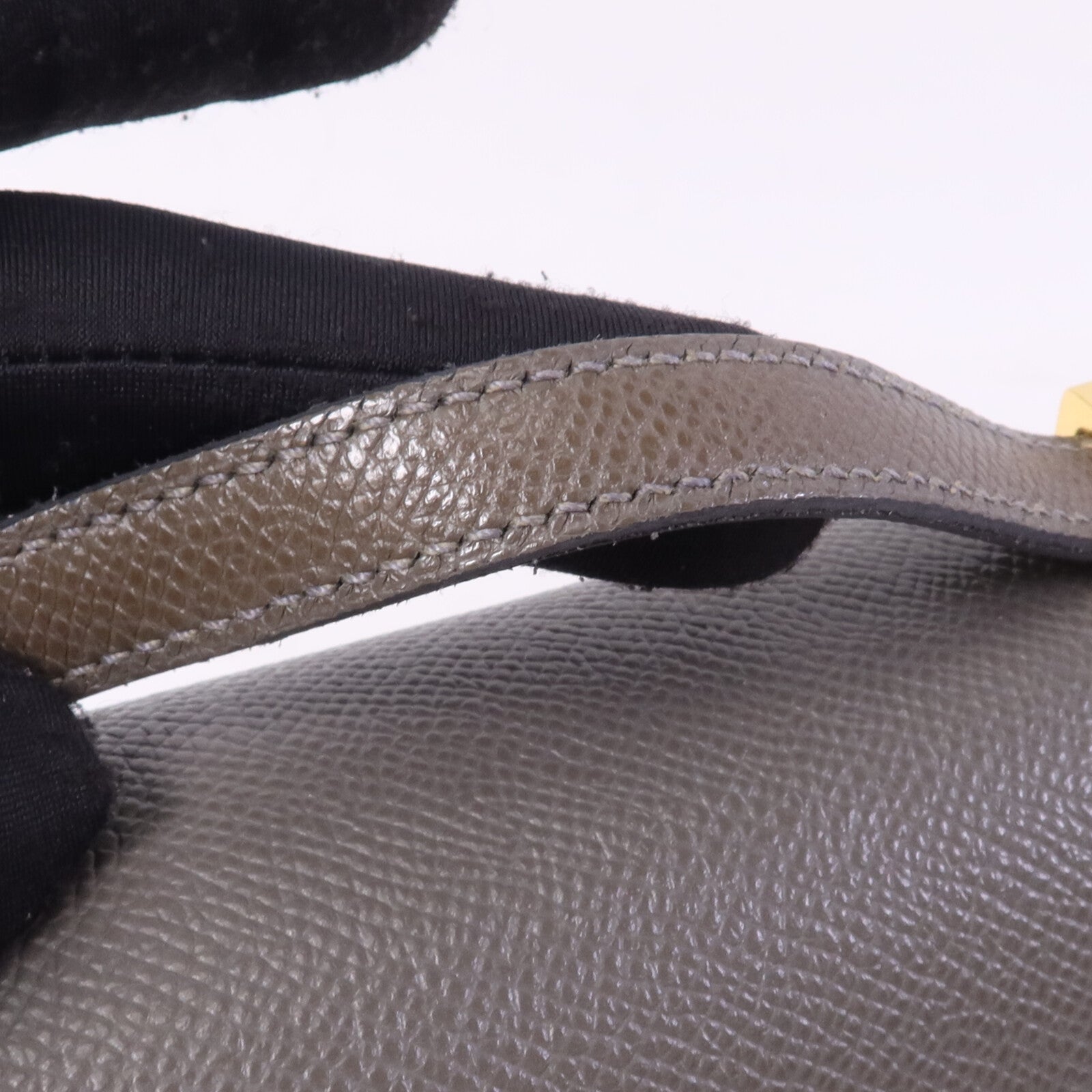 HERMES Epsom皮革Mini Constance金扣肩背袋