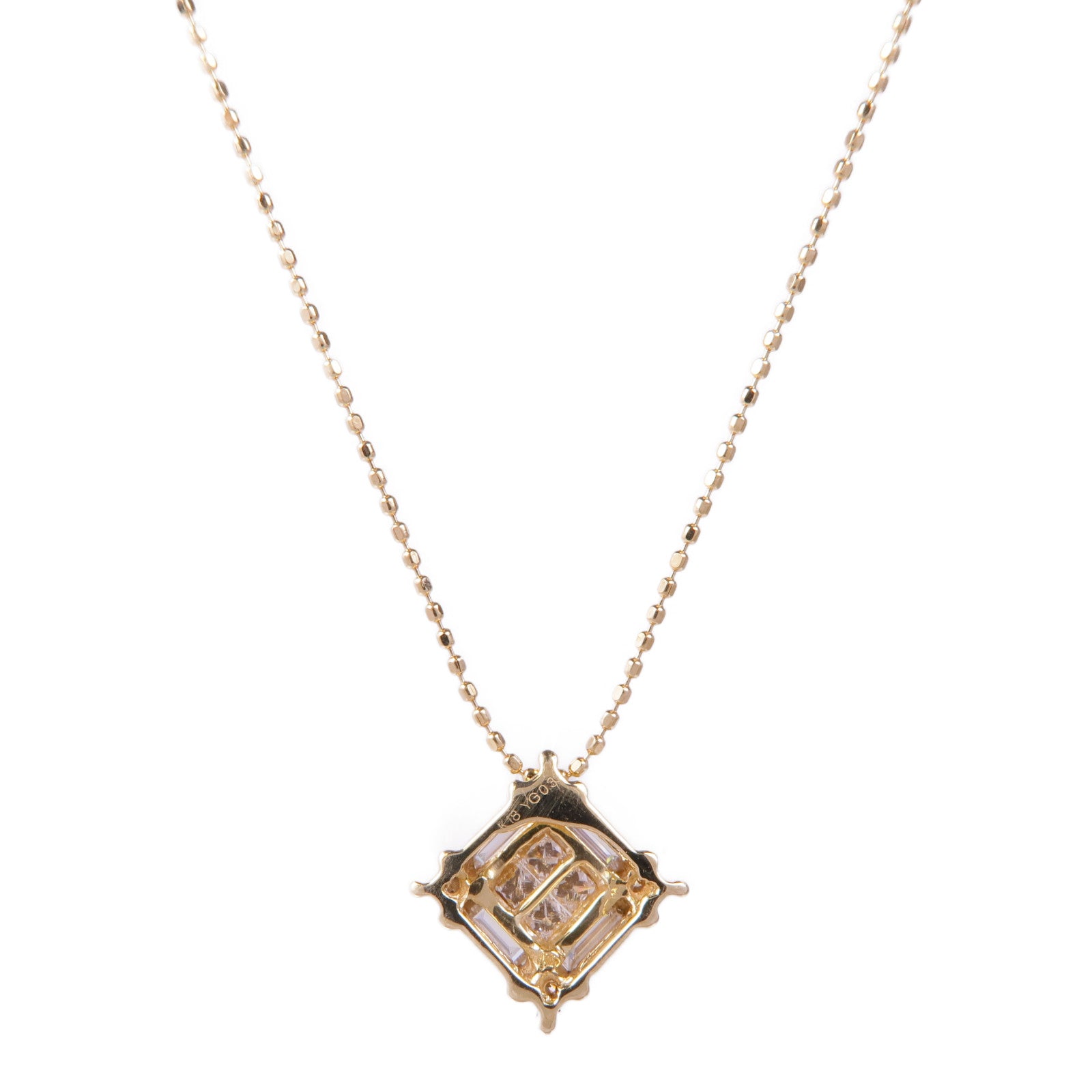 JEWELRY 18K黃金Diamond Necklace鑽石項鍊