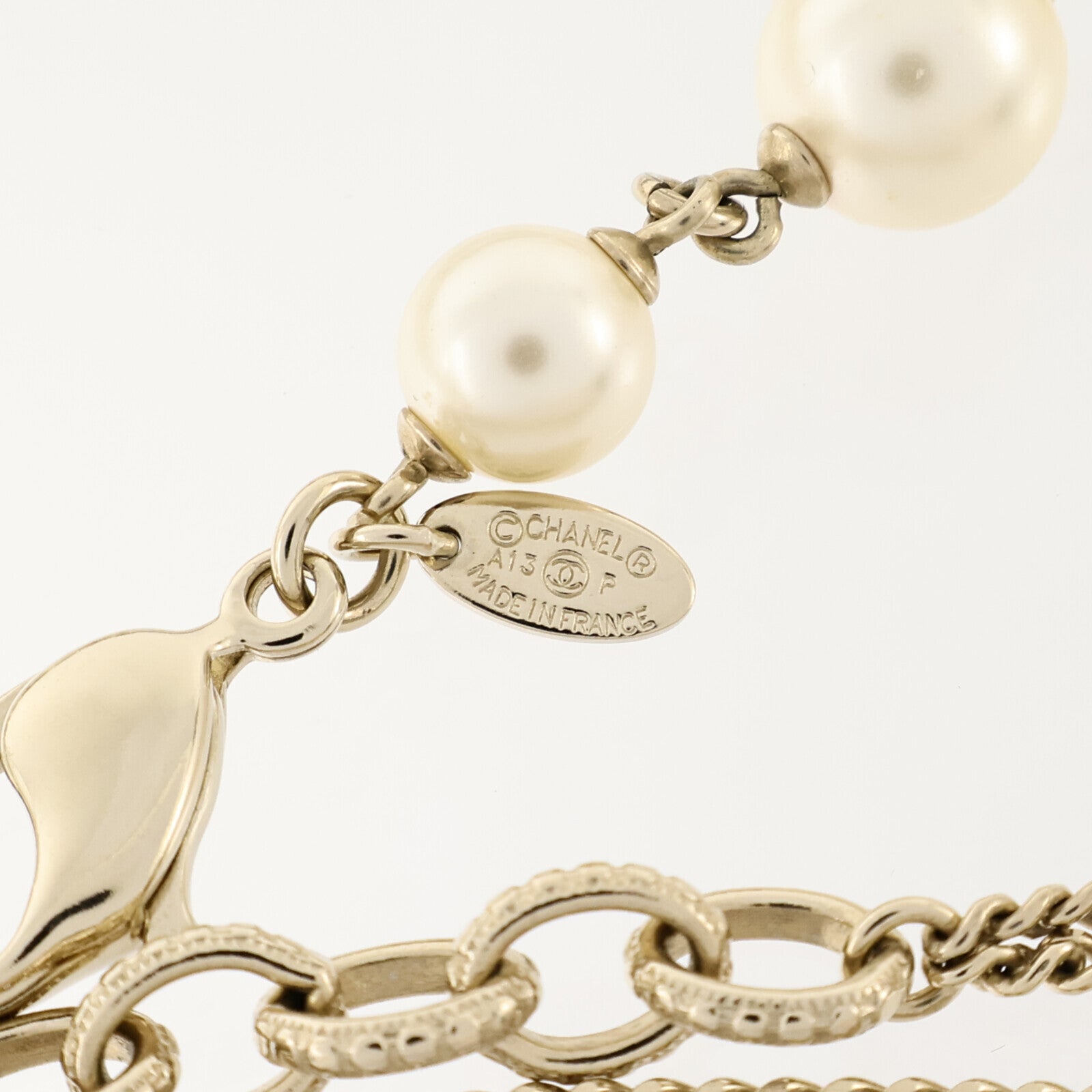 CHANEL PVC/金屬Necklace項鏈