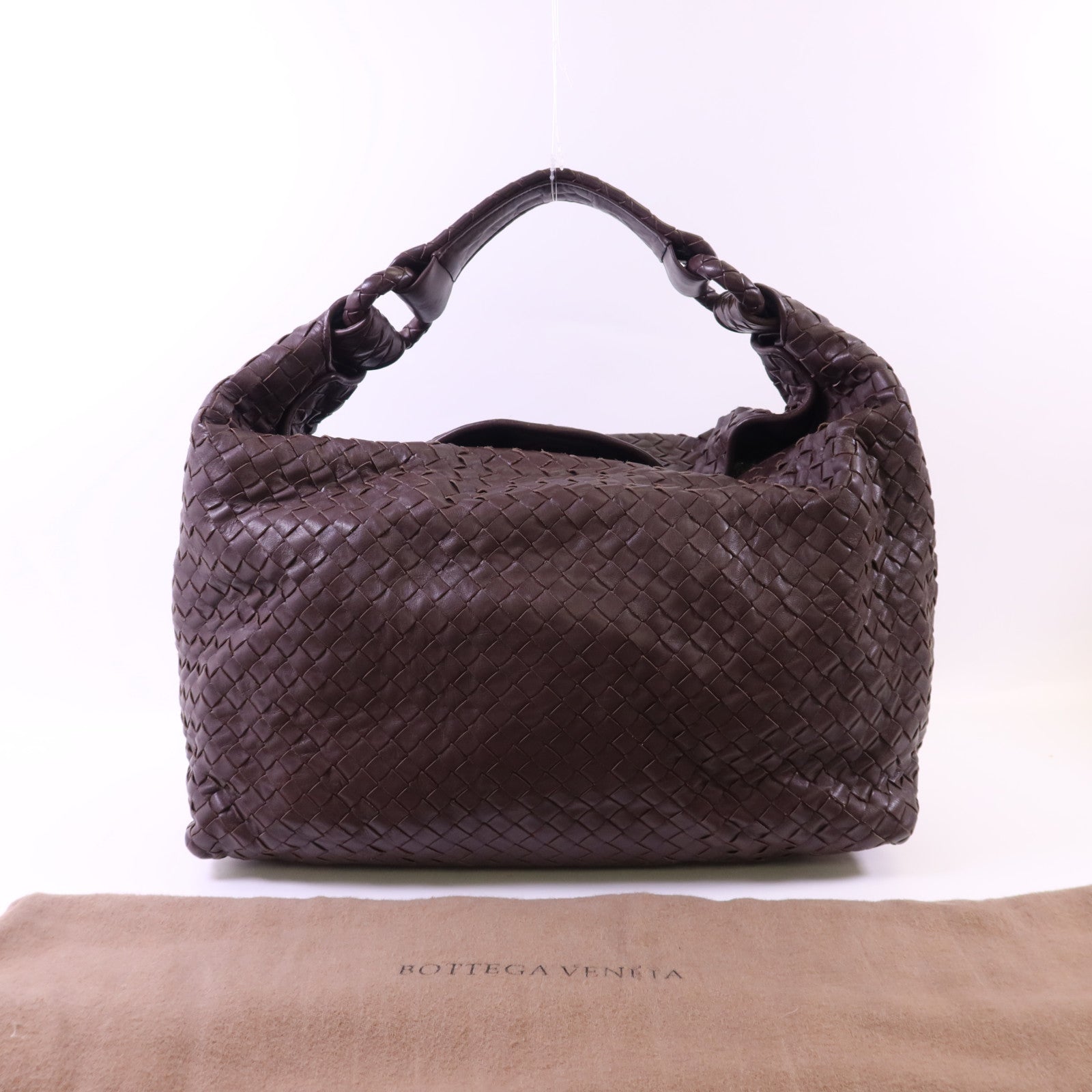 BOTTEGA VENETA 織紋皮革Hobo肩背袋