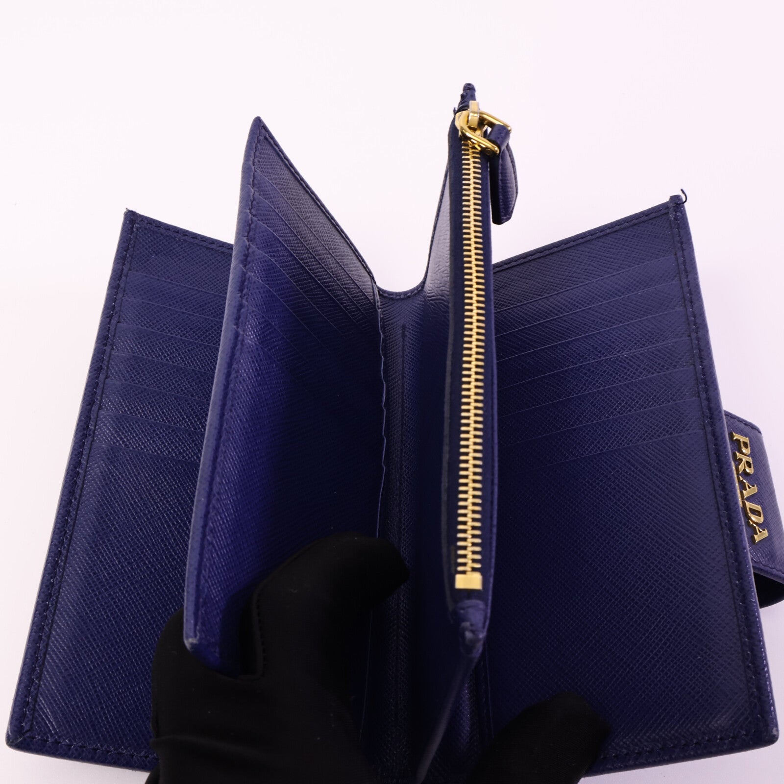 PRADA Saffiano皮革Long Wallet長錢包