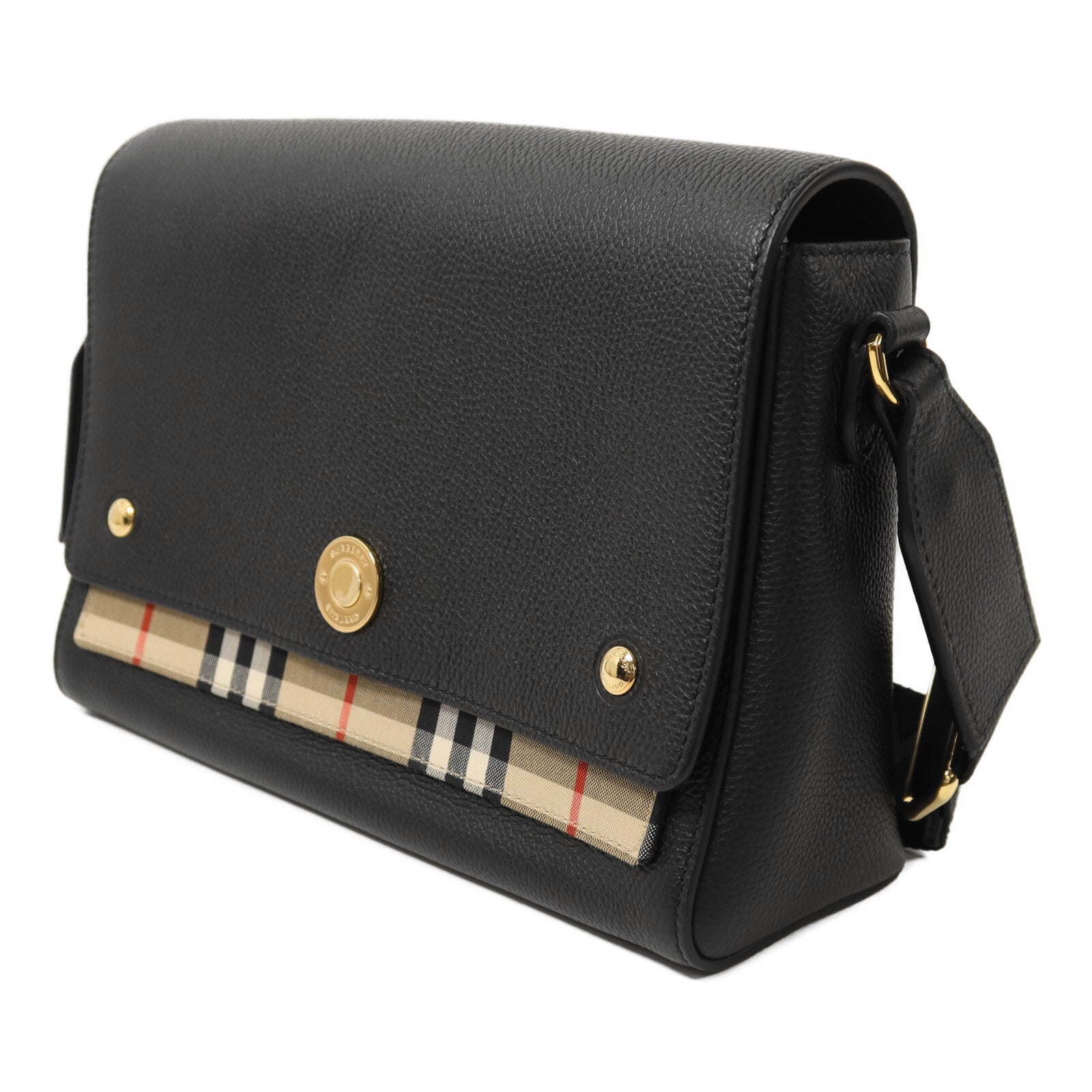 BURBERRY 牛皮皮革Shoulder Bag金扣肩背袋