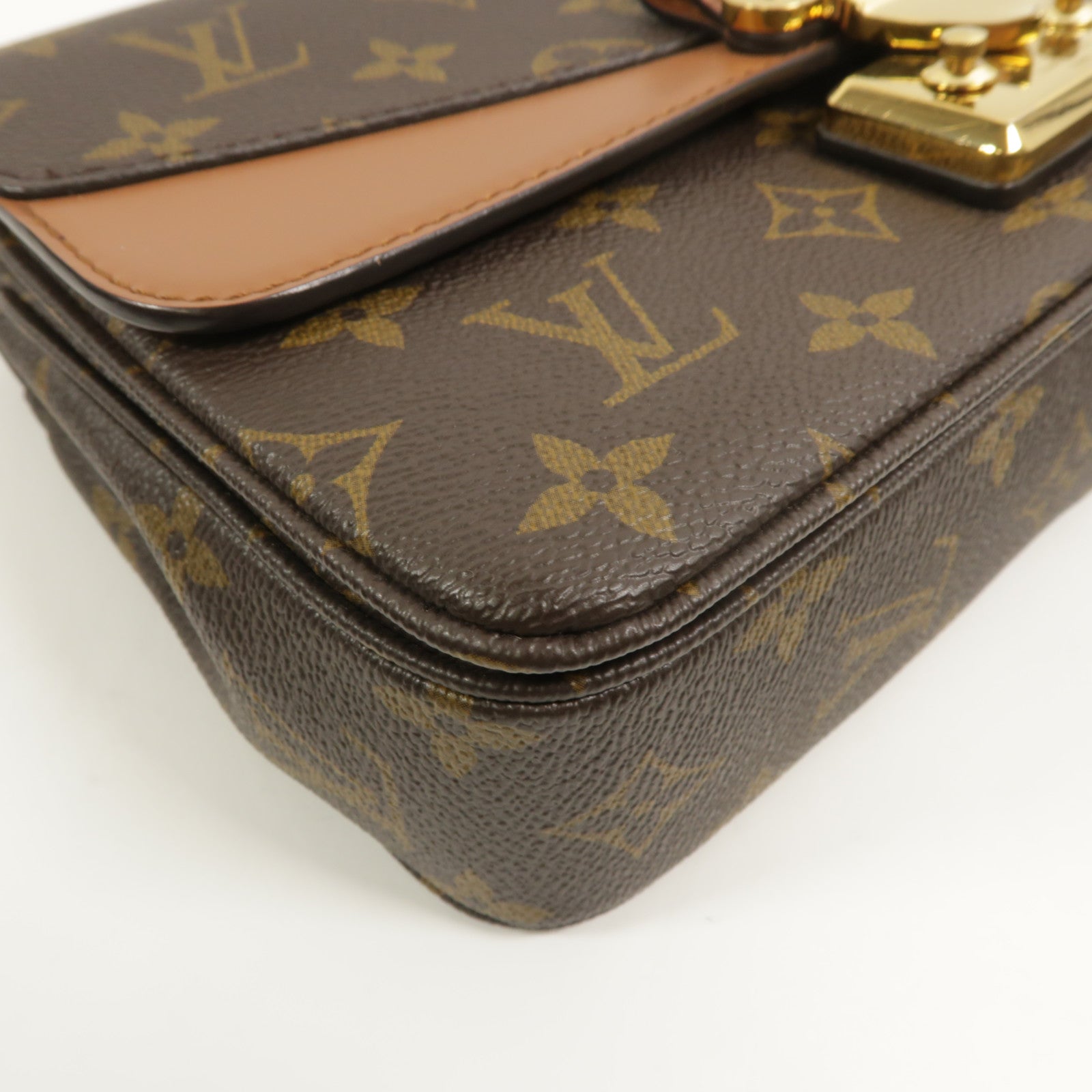 LOUIS VUITTON Monogram Marceau鏈帶肩背袋