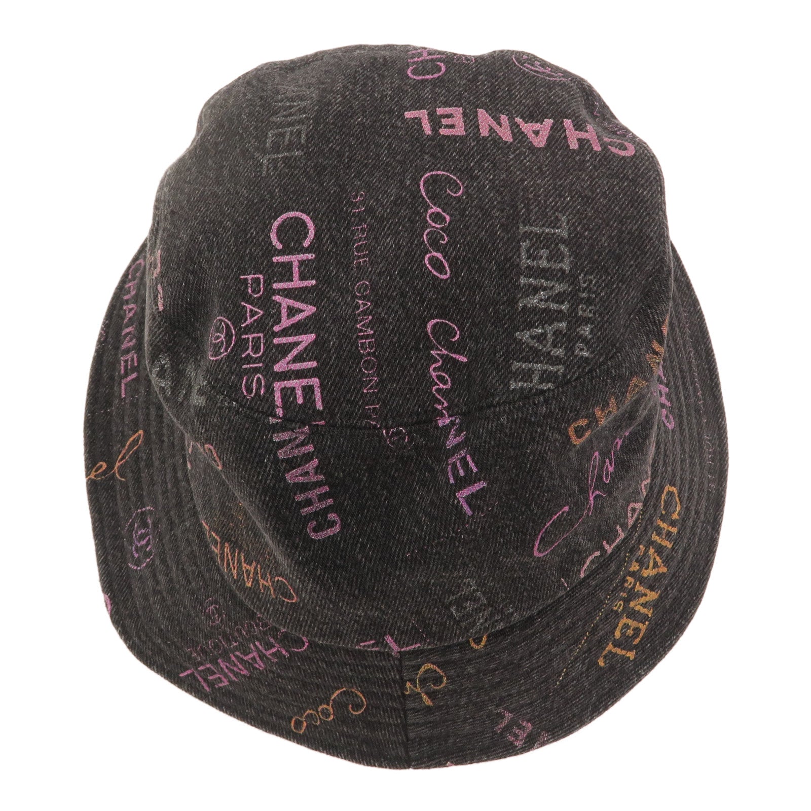 CHANEL 牛仔布Bucket Hat帽子