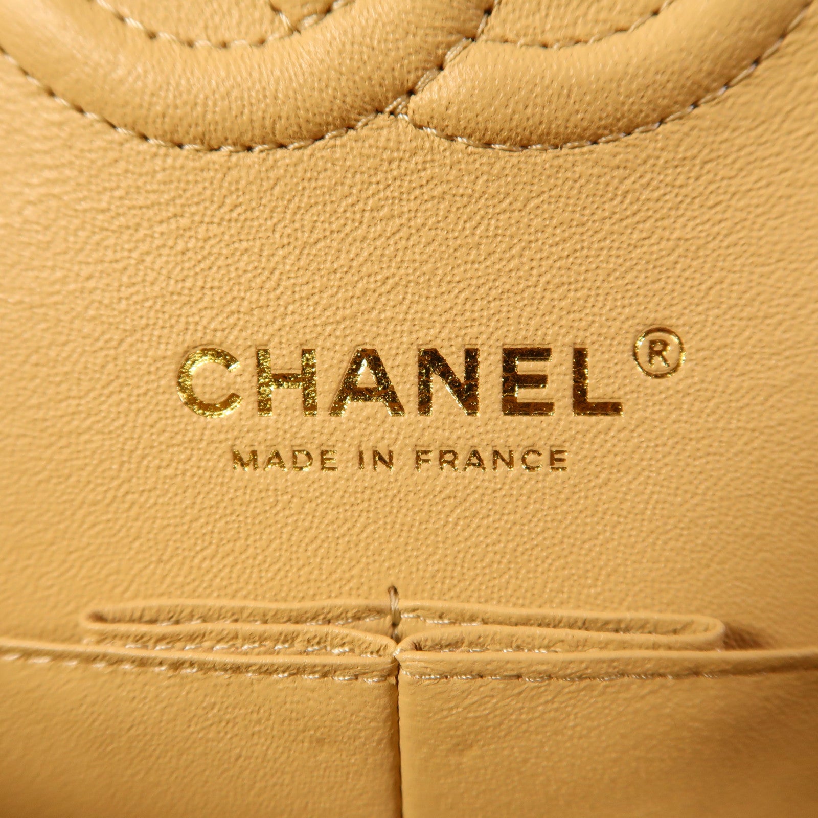 CHANEL 羊皮皮革Classic 23金扣鏈帶肩背袋