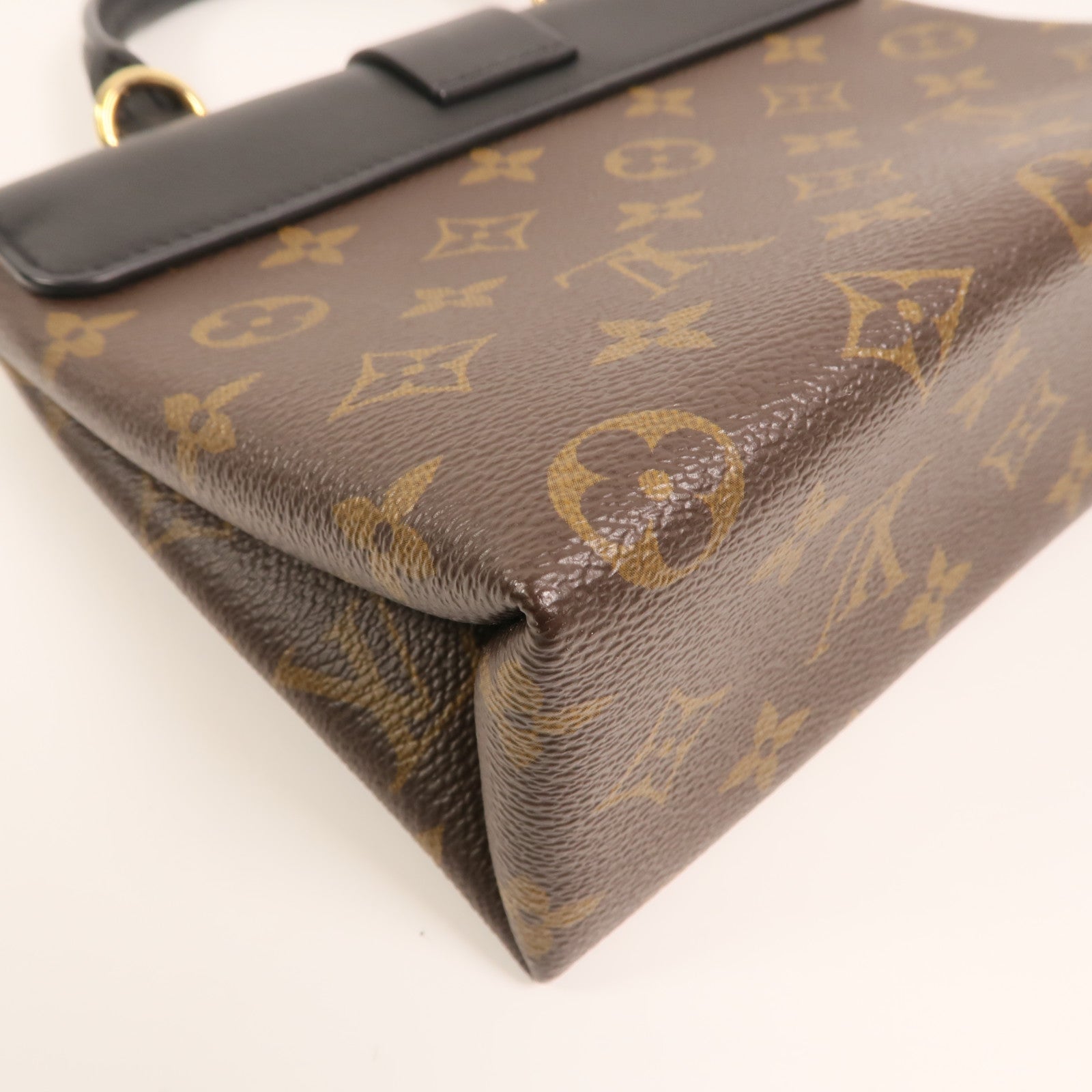 LOUIS VUITTON Monogram Locky BB金扣手挽肩背兩用袋