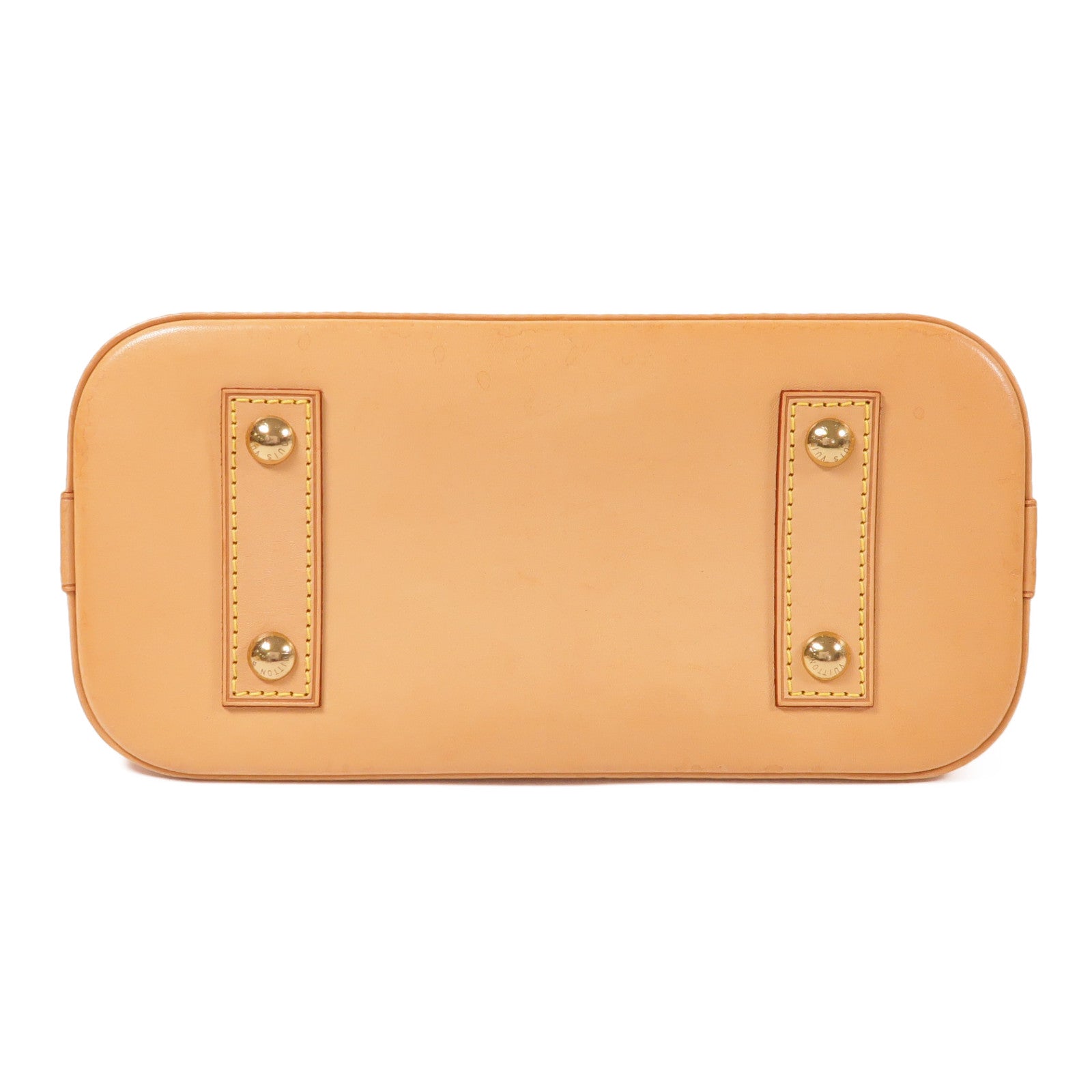 LOUIS VUITTON Monogram Alma BB金扣手挽肩背兩用袋棕色