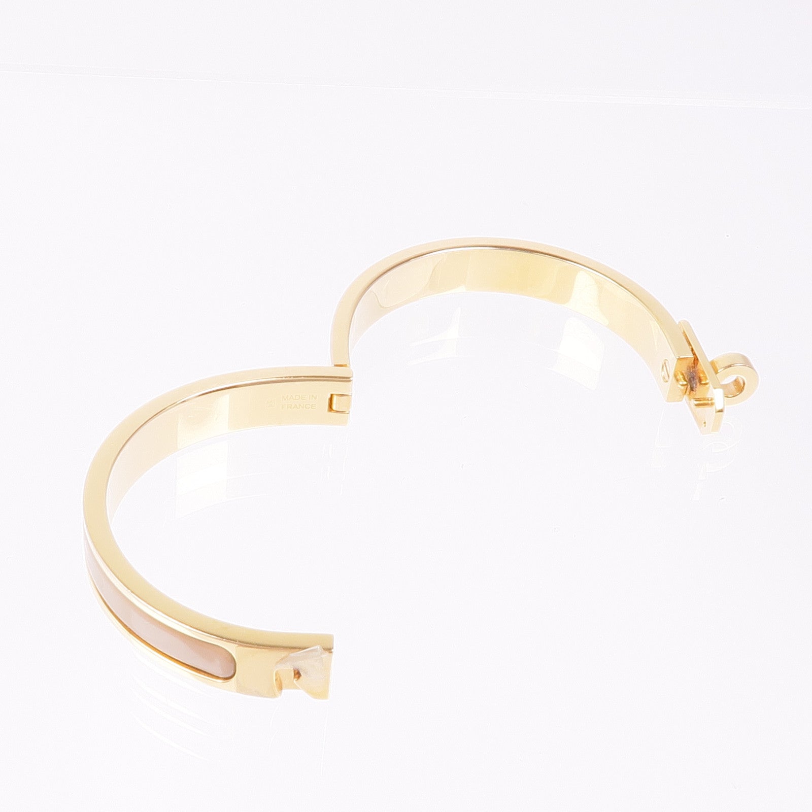 HERMES 金屬Mini Clic Kelly Bracelet手鐲