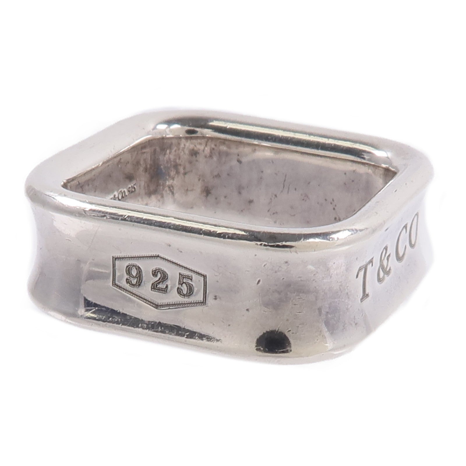 TIFFANY＆CO 925純銀Square Ring戒指