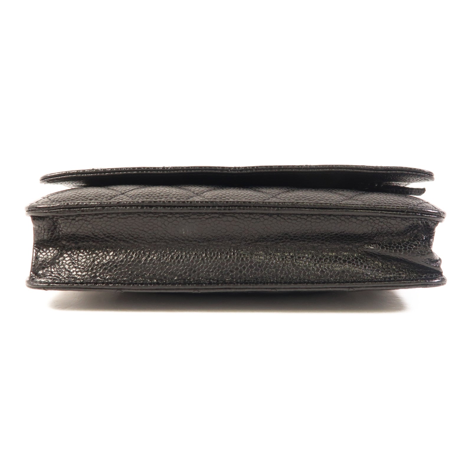 CHANEL 牛皮皮革WOC Wallet On Chain銀扣鏈帶肩背袋
