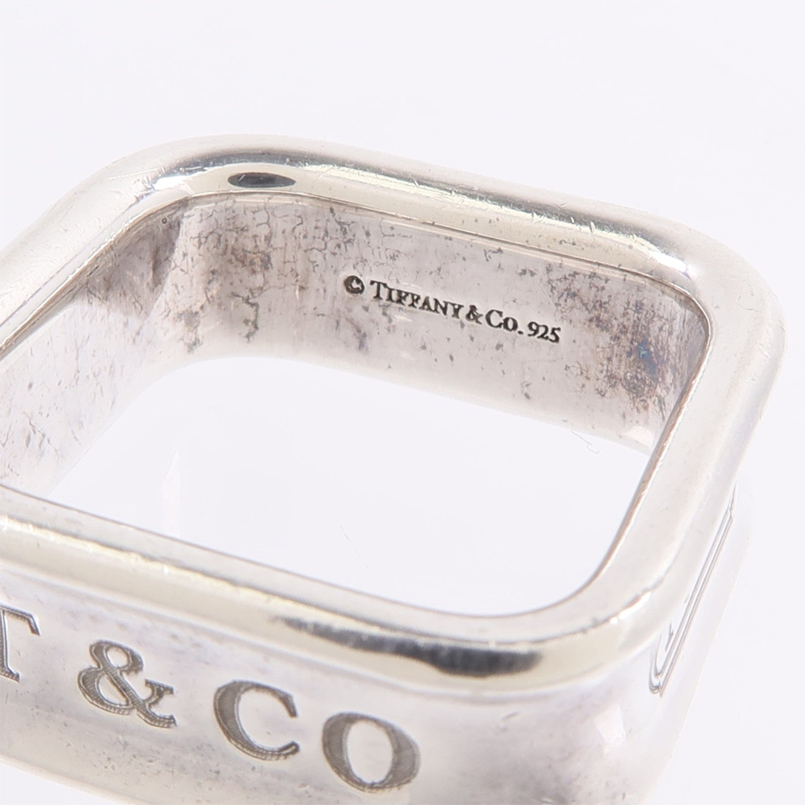 TIFFANY＆CO 925純銀Square Ring戒指