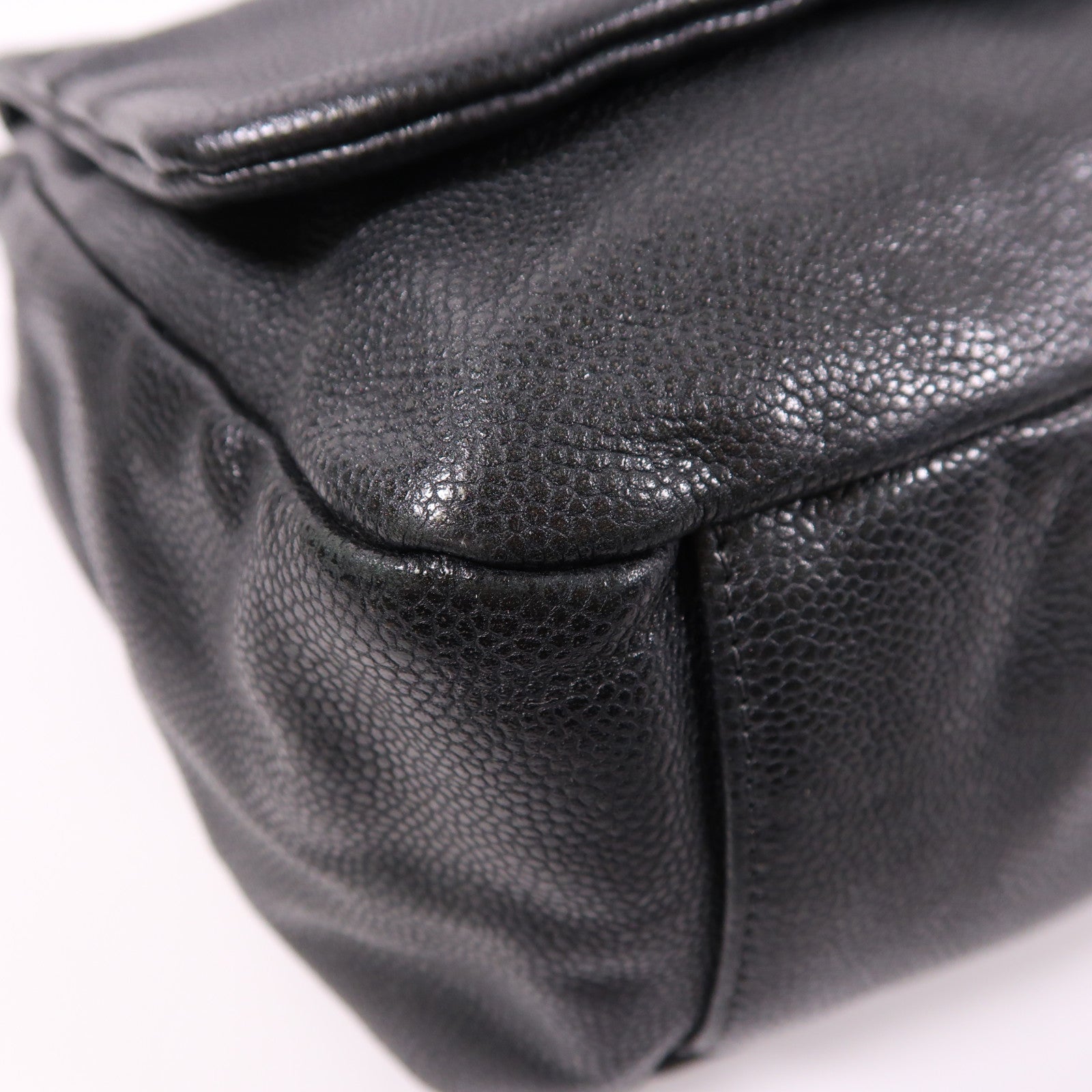 CHANEL 牛皮皮革Chain Shoulder鏈帶肩背袋