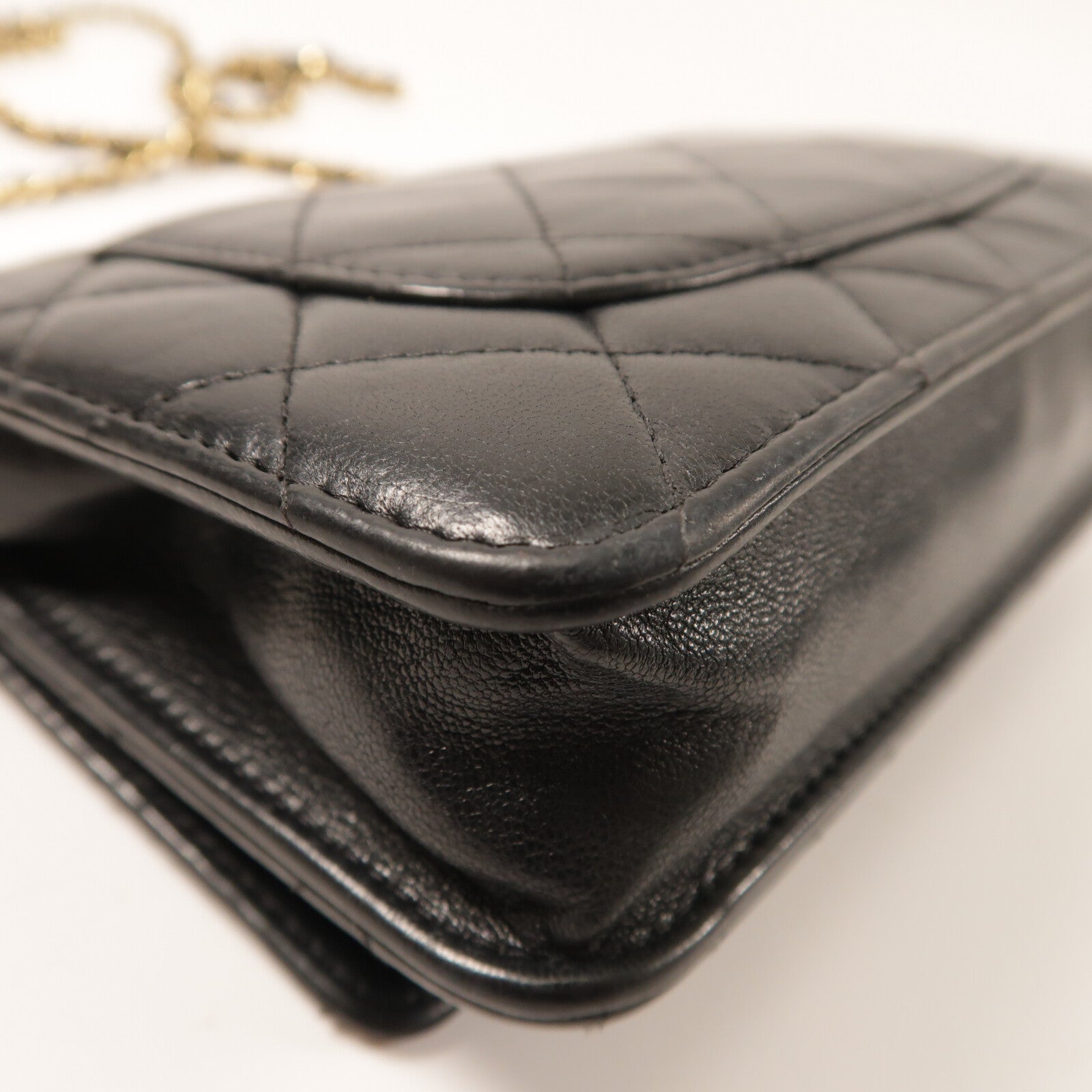 CHANEL 羊皮皮革WOC Wallet On Chain金扣肩背袋