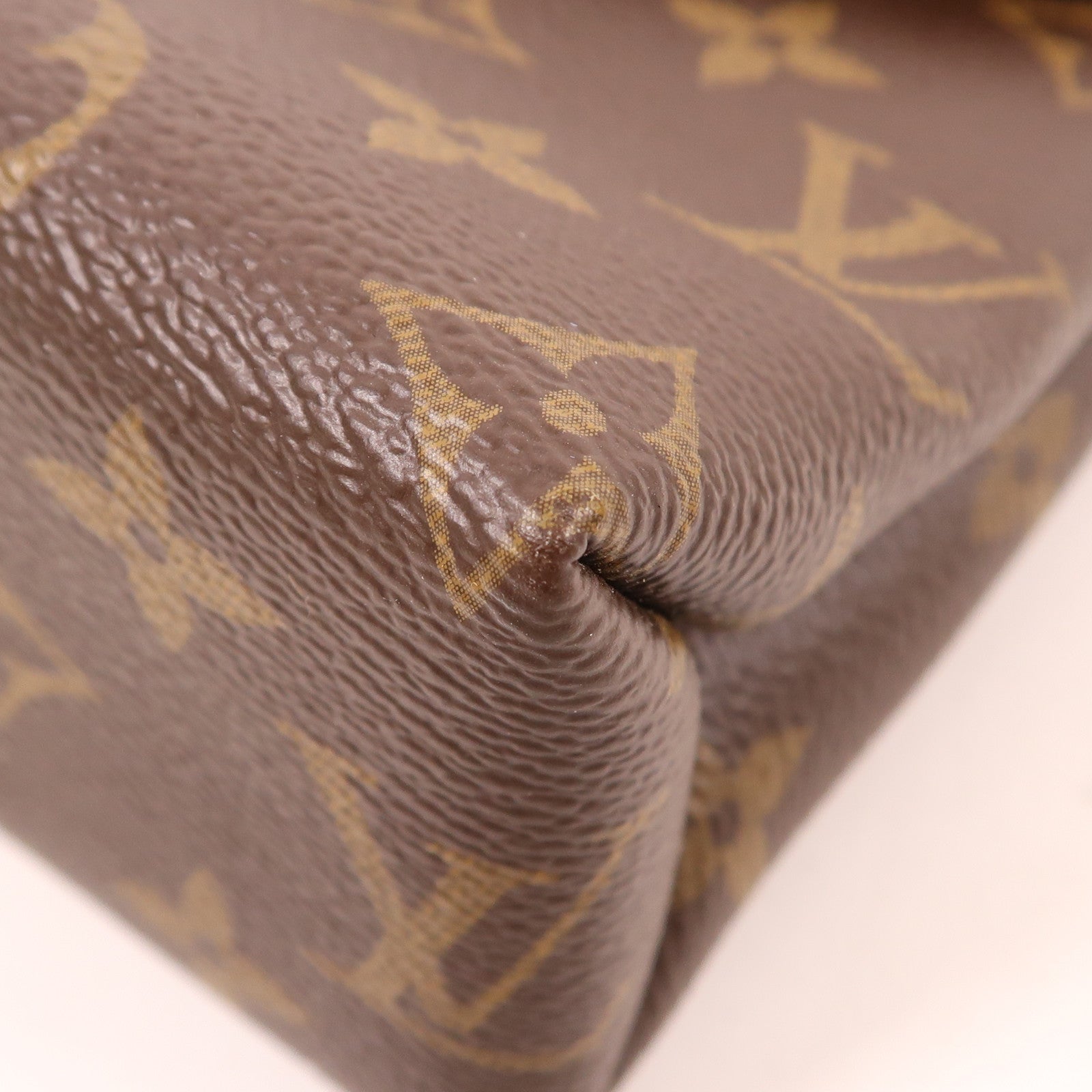 LOUIS VUITTON LV GHW Saint Placide Shoulder Bag M43713 Monogram Brown/Red