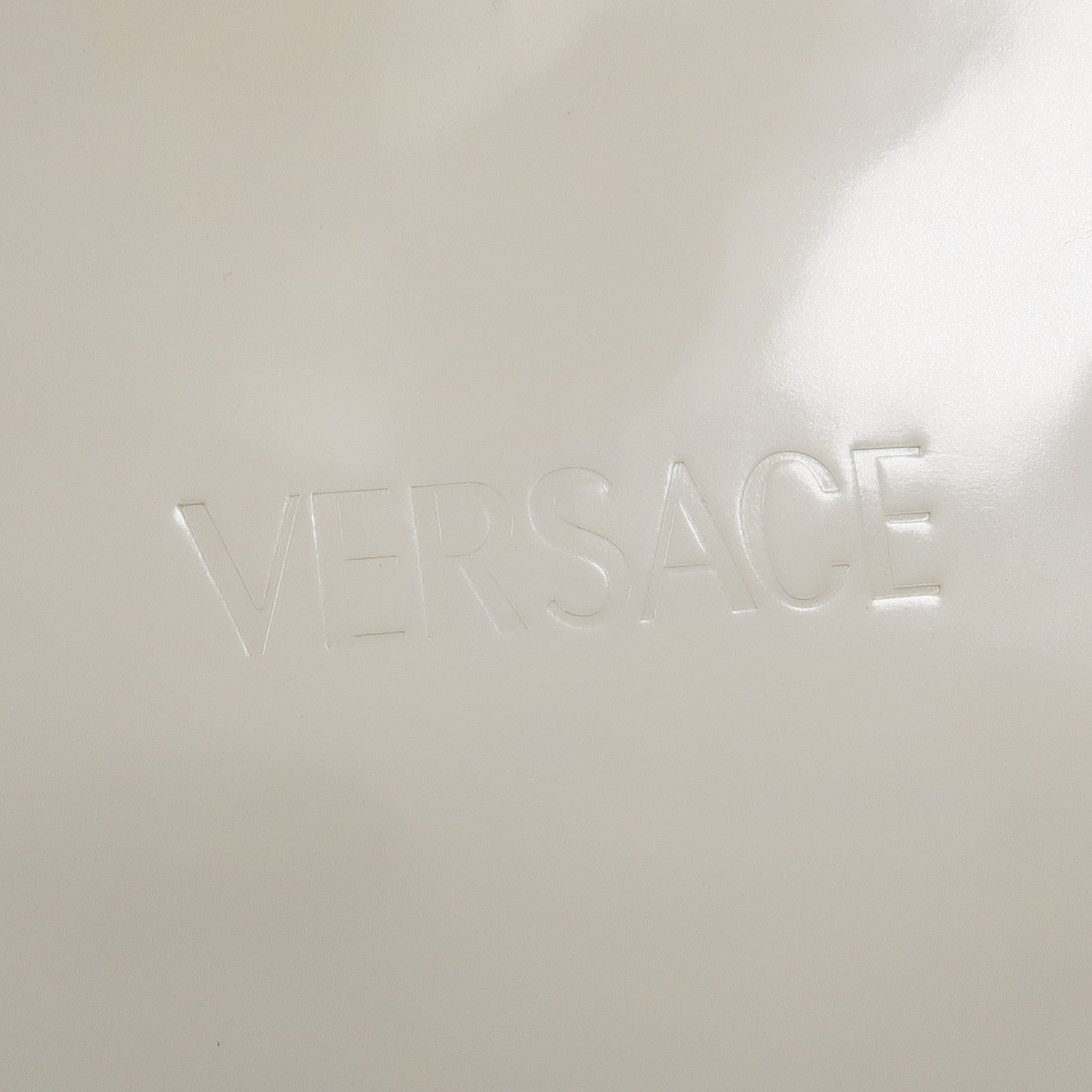 VERSACE 漆皮皮革Handbag銀扣手挽袋