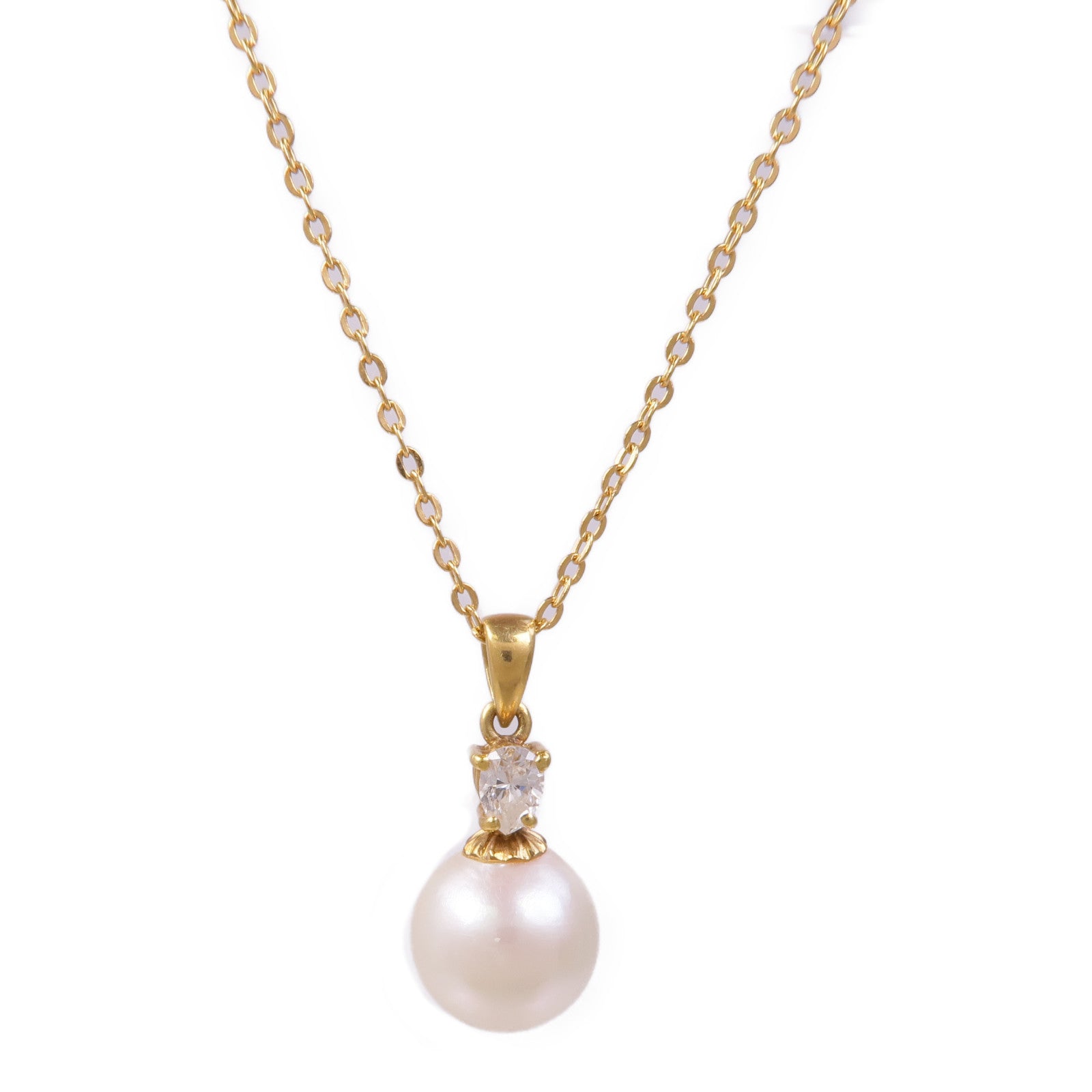 JEWELRY Pearl Necklace 18K Yellow Gold