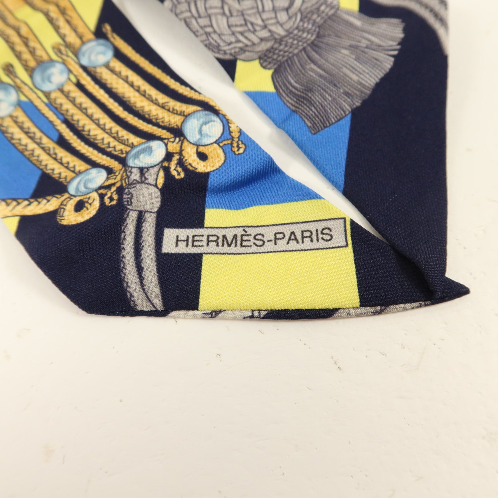 HERMES 絲質Twilly絲巾