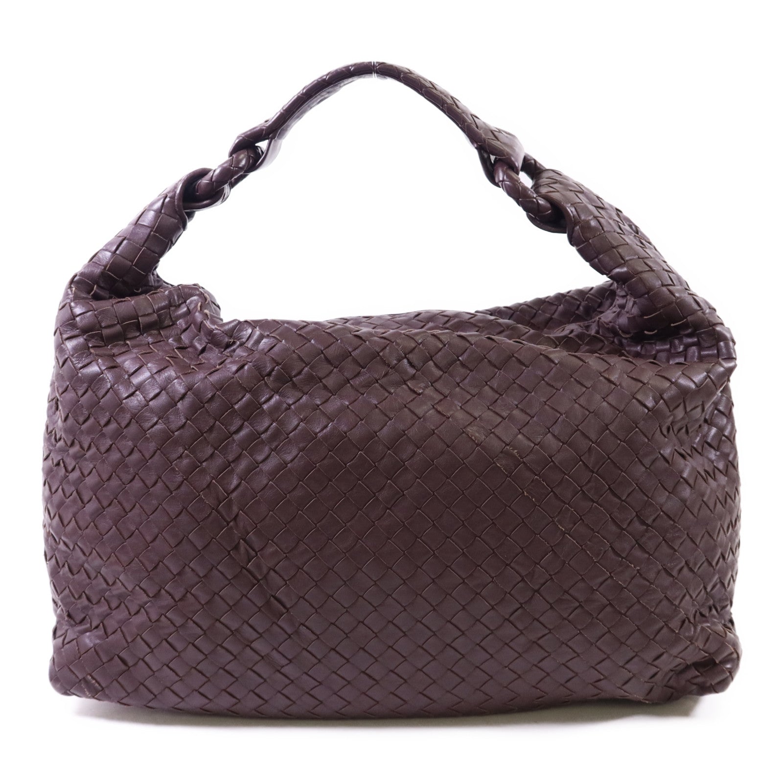 BOTTEGA VENETA 織紋皮革Hobo肩背袋