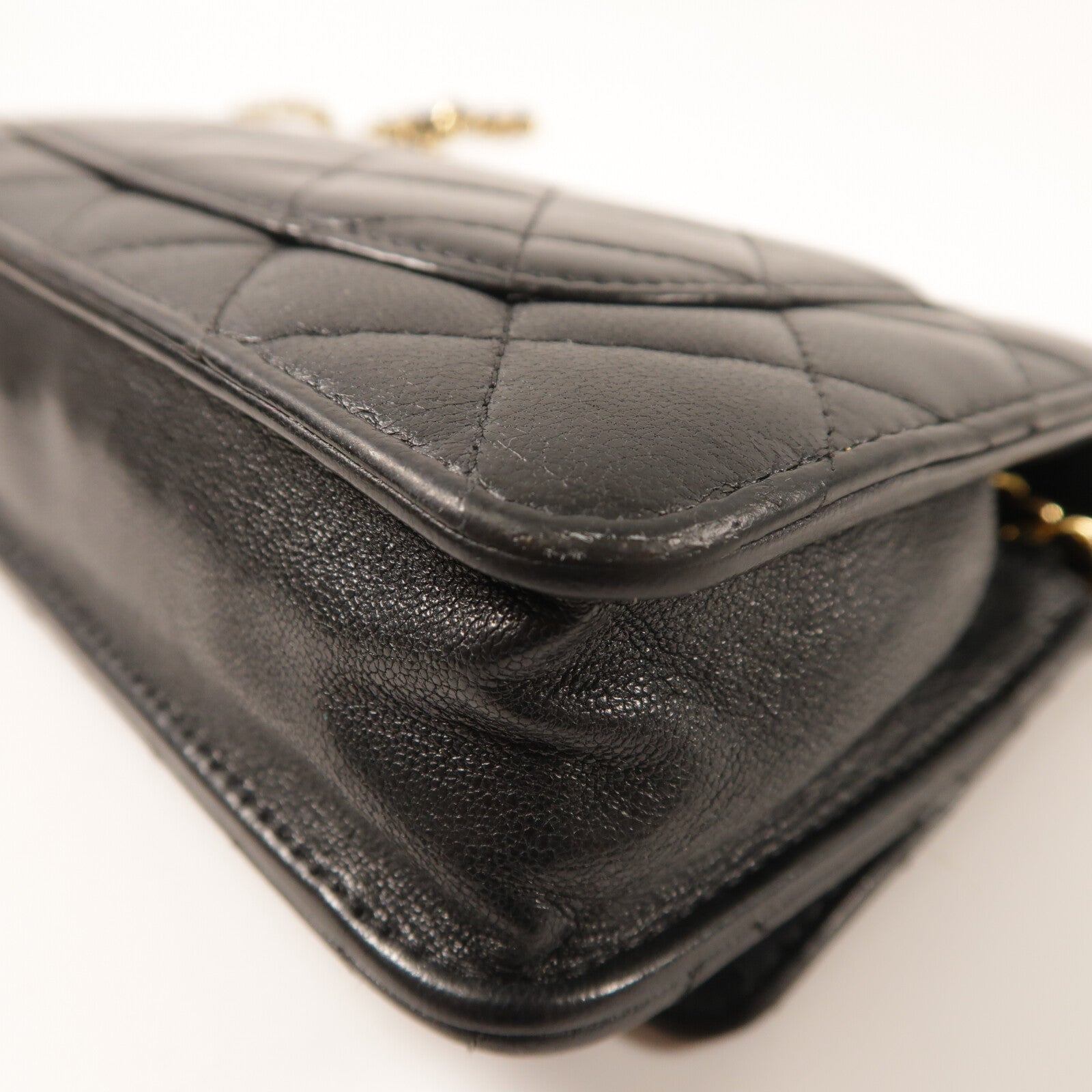 CHANEL 羊皮皮革WOC Wallet On Chain金扣肩背袋