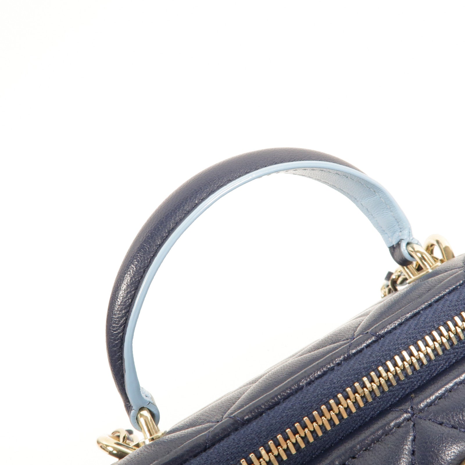 CHANEL 羊皮皮革Top Handle Vanity Case手挽肩背兩用袋