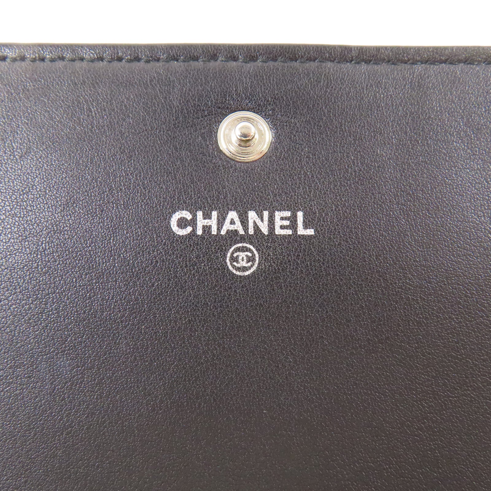 CHANEL 【激減優惠】漆皮皮革Long Wallet銀扣長錢包