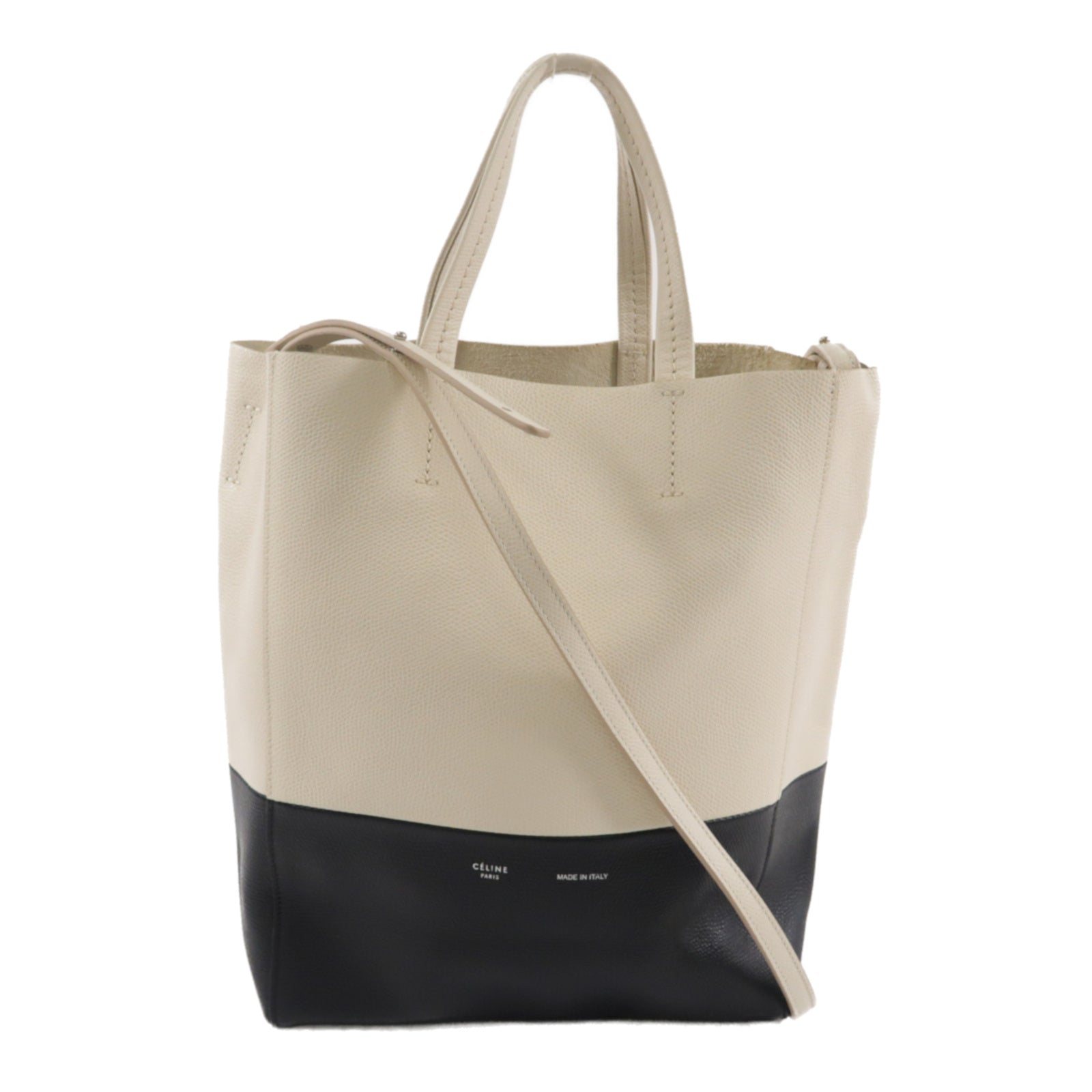 CELINE 牛皮皮革Vertical Cabas Small手挽肩背兩用袋