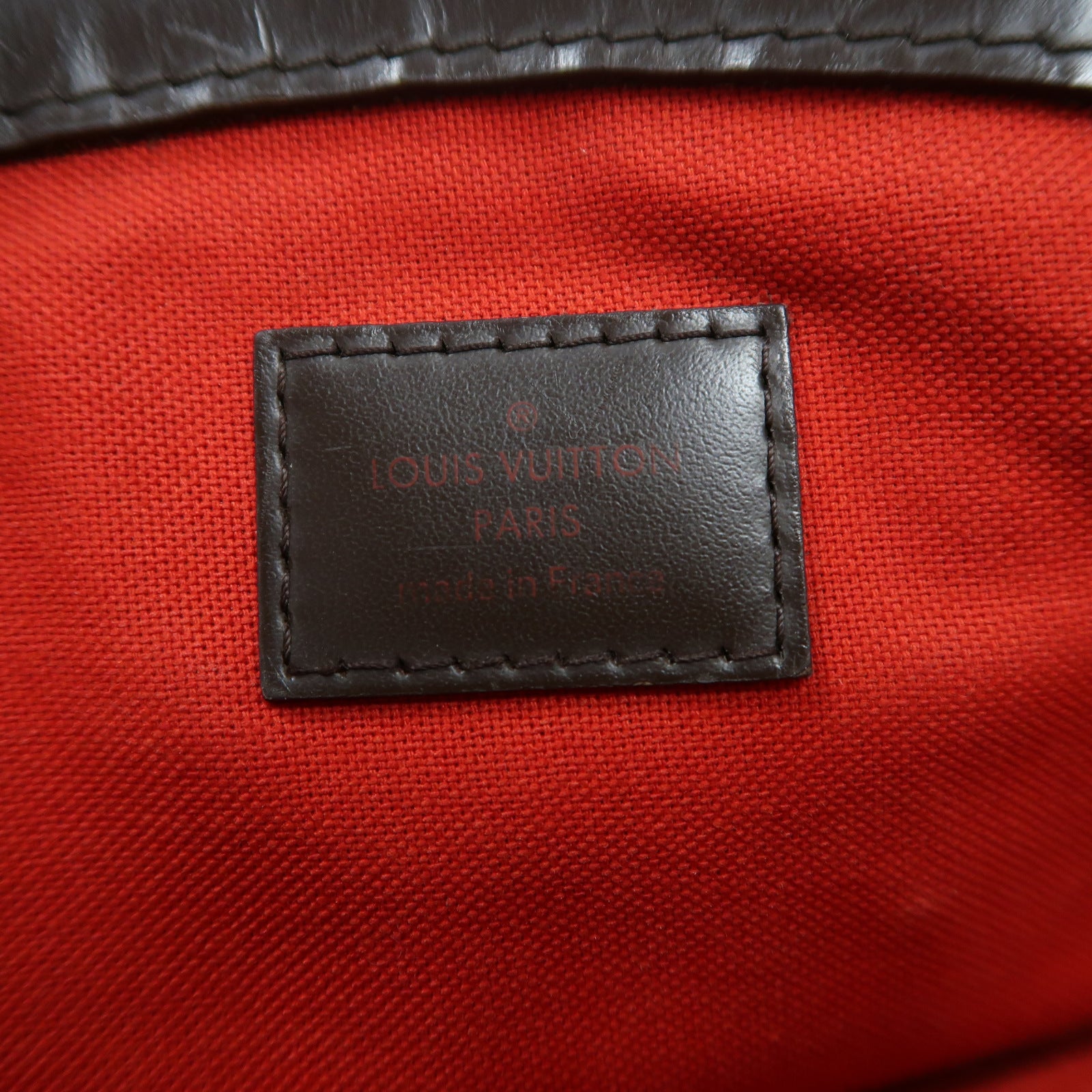 LOUIS VUITTON Damier Ebene Verona PM金扣肩背袋啡色