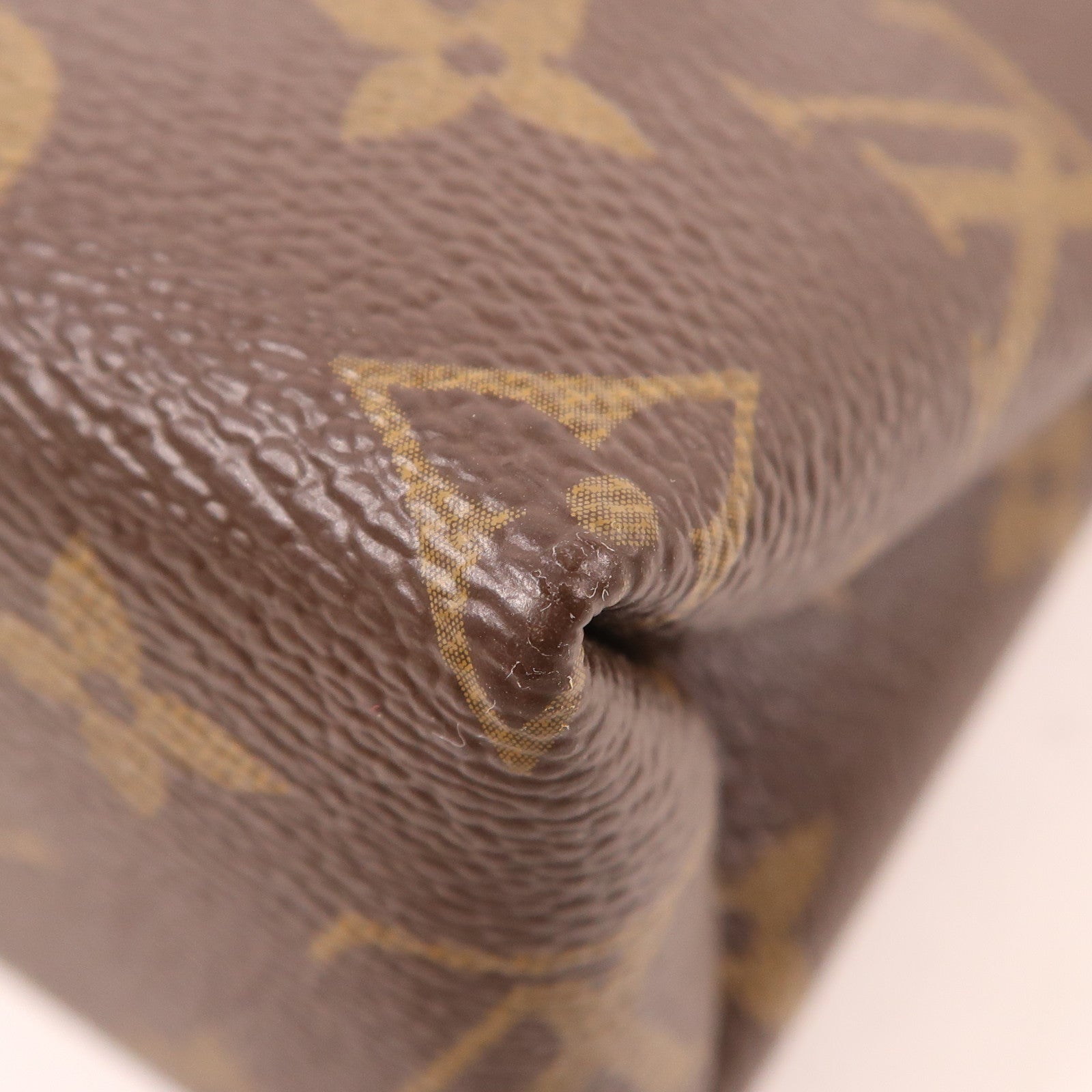 LOUIS VUITTON LV GHW Saint Placide Shoulder Bag M43713 Monogram Brown/Red