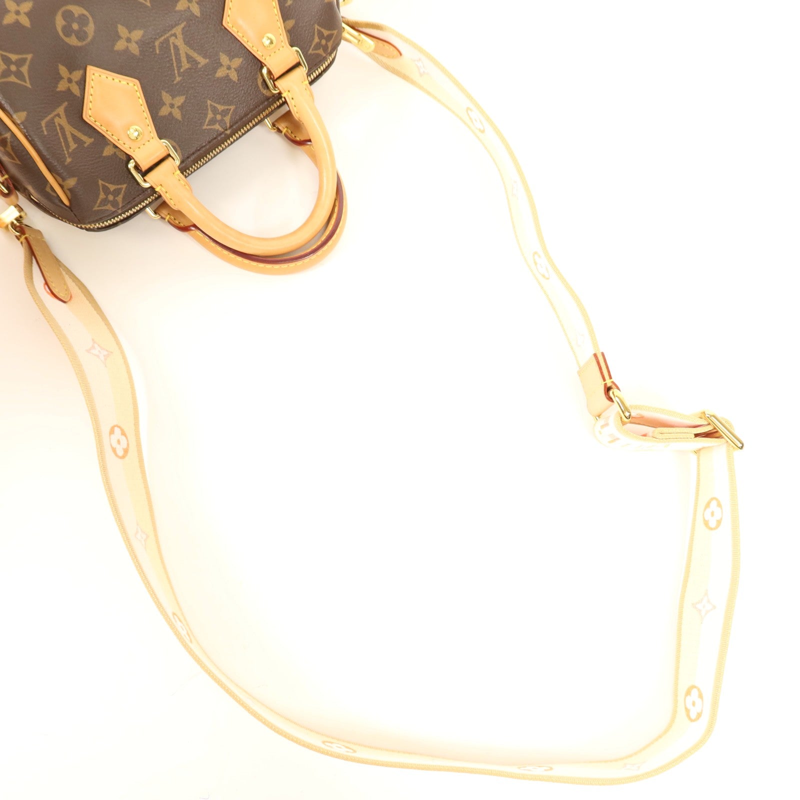 LOUIS VUITTON Monogram Speedy Bandoulière 20金扣手挽肩背兩用袋