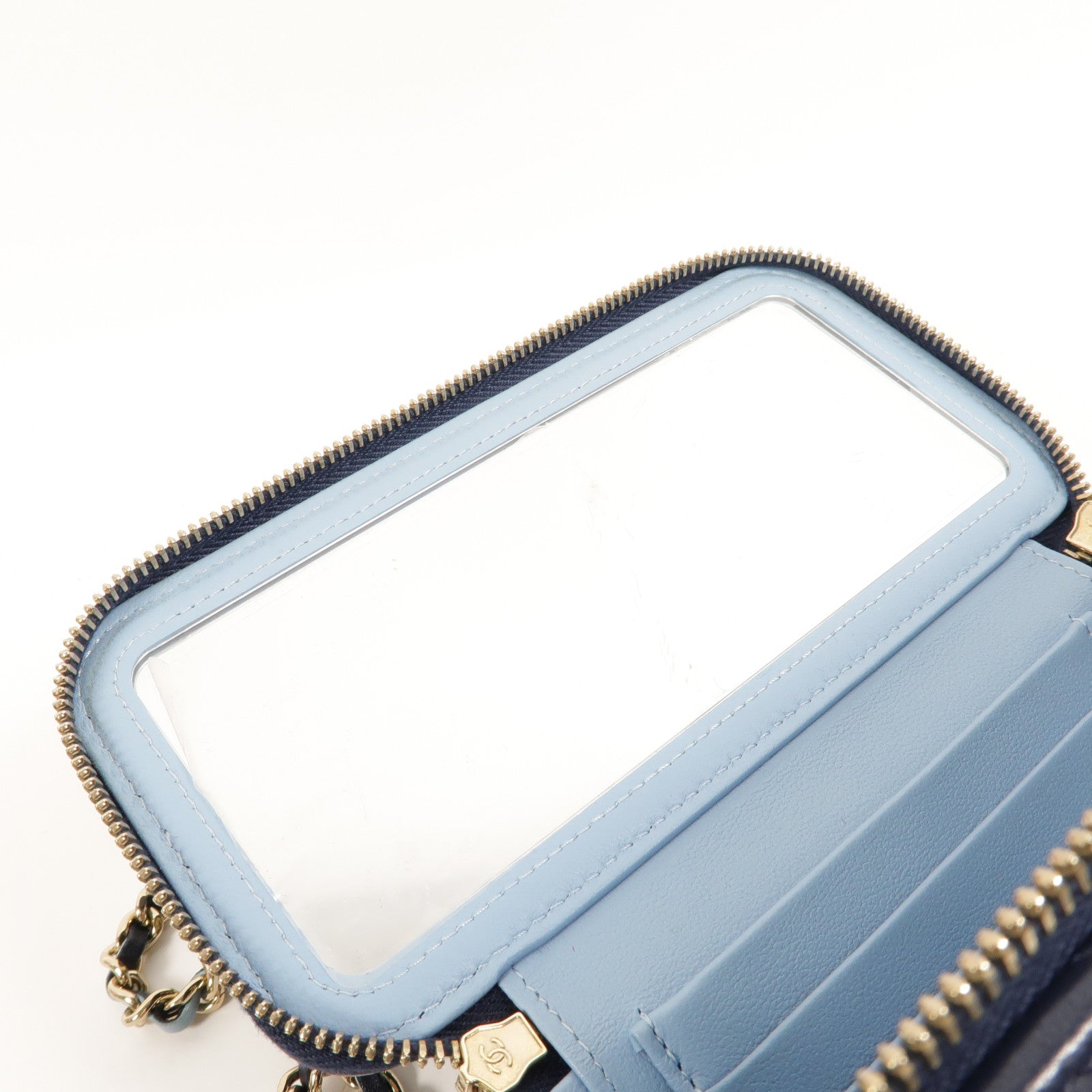 CHANEL 羊皮皮革Top Handle Vanity Case手挽肩背兩用袋