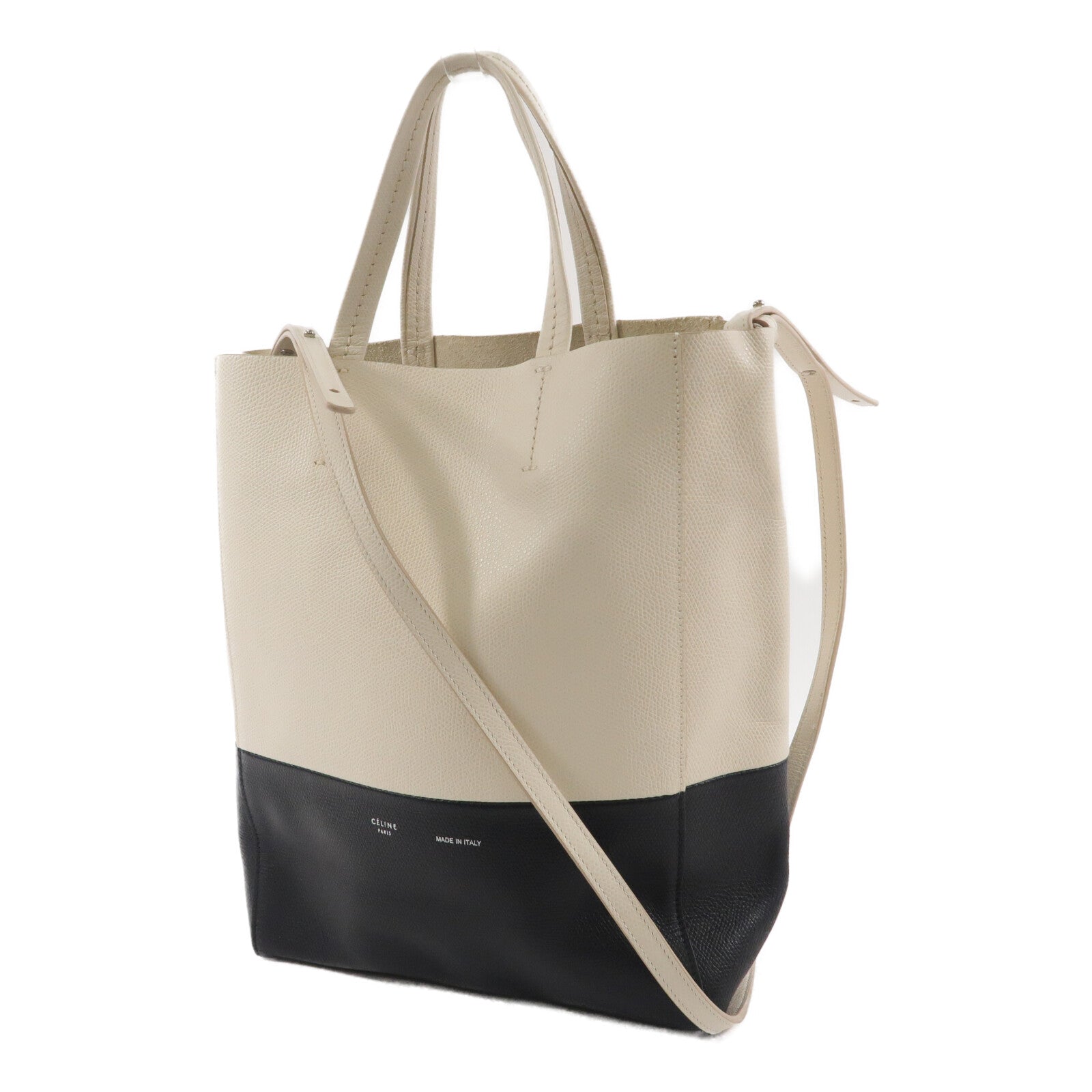 CELINE 牛皮皮革Vertical Cabas Small手挽肩背兩用袋