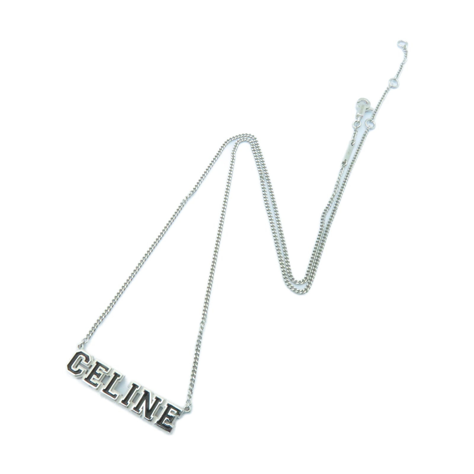 CELINE 【激減優惠】925純銀Necklace項鍊銀色/黒色