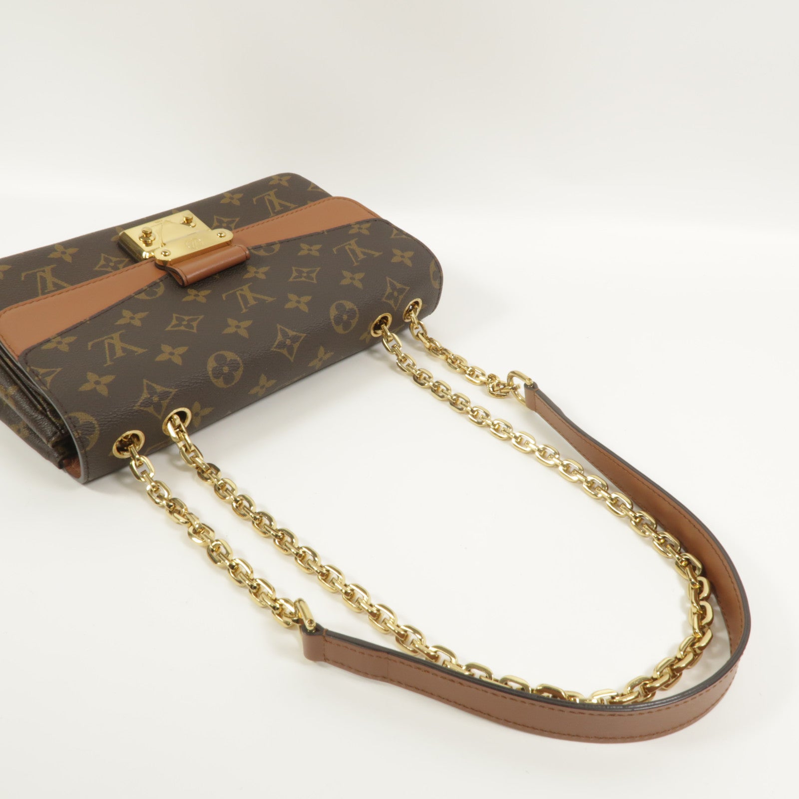 LOUIS VUITTON Monogram Marceau鏈帶肩背袋