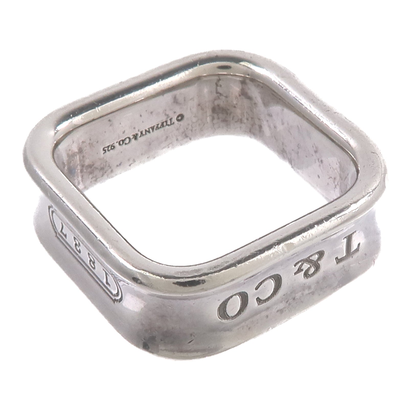TIFFANY＆CO 925純銀Square Ring戒指