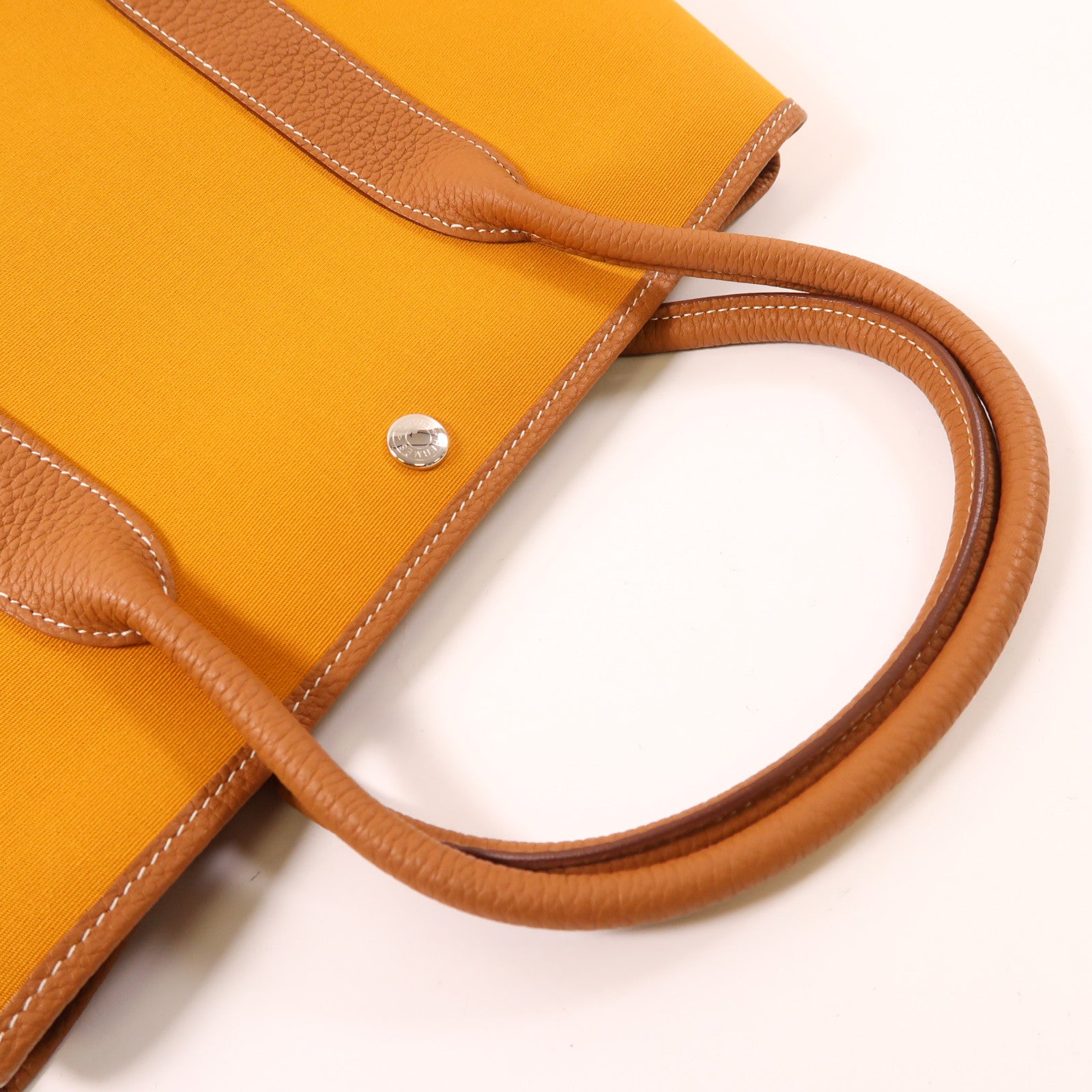 HERMES PHW Garden Party PM Tote Bag Canvas