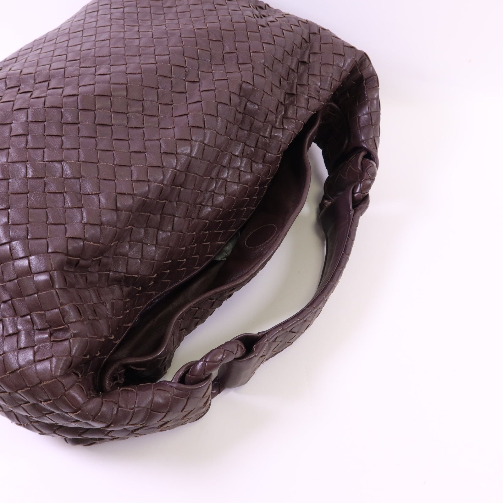 BOTTEGA VENETA 織紋皮革Hobo肩背袋