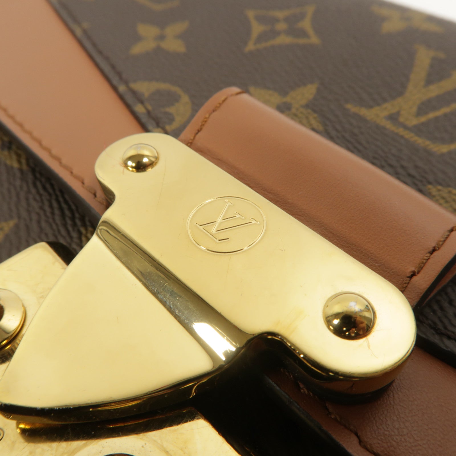 LOUIS VUITTON Monogram Marceau鏈帶肩背袋