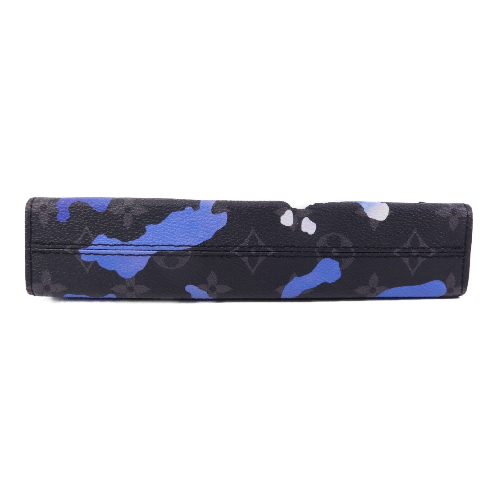 LOUIS VUITTON Monogram Eclipse Gaston Wearable Wallet銀扣肩背袋