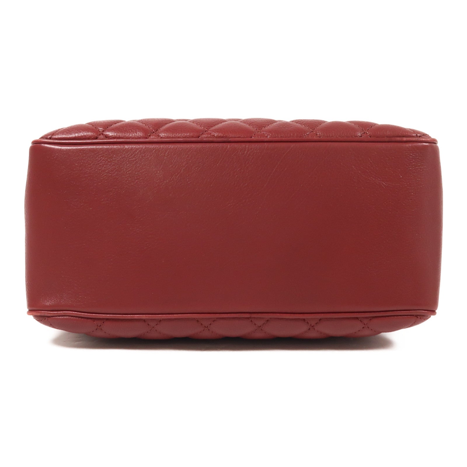 CHANEL 牛皮皮革2 Way Shoulder金扣手挽肩背兩用袋