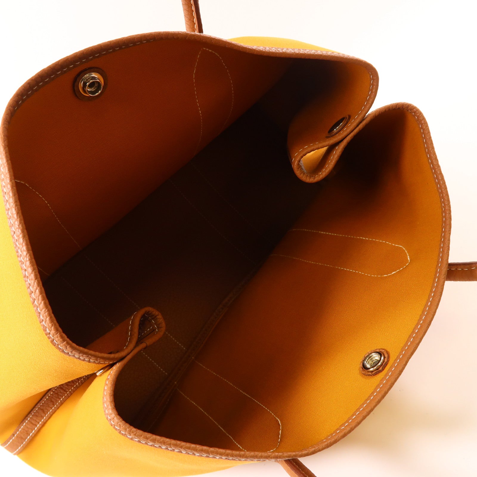 HERMES PHW Garden Party PM Tote Bag Canvas