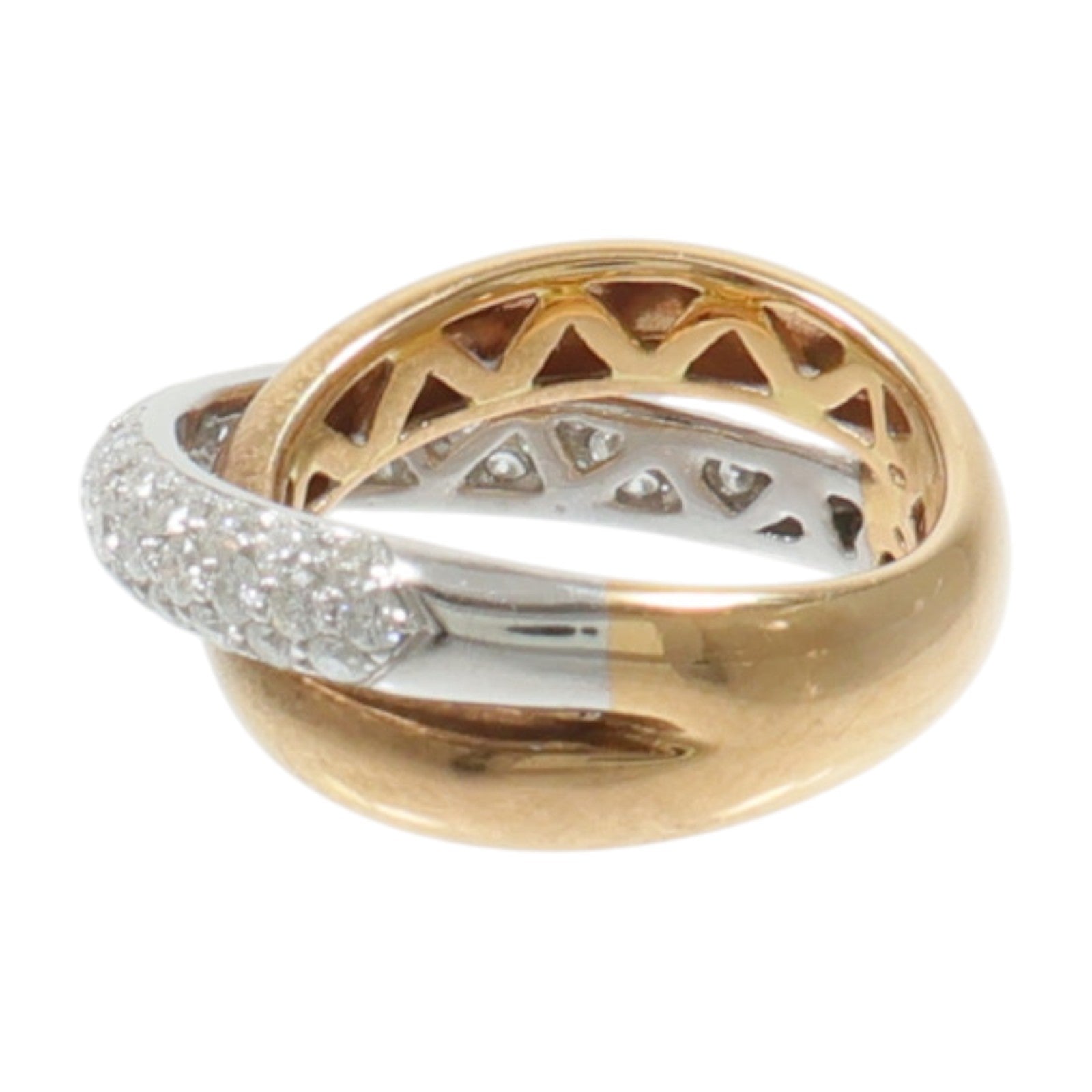 JEWELRY 18K玫瑰金/白金Diamond Ring鑽石戒指