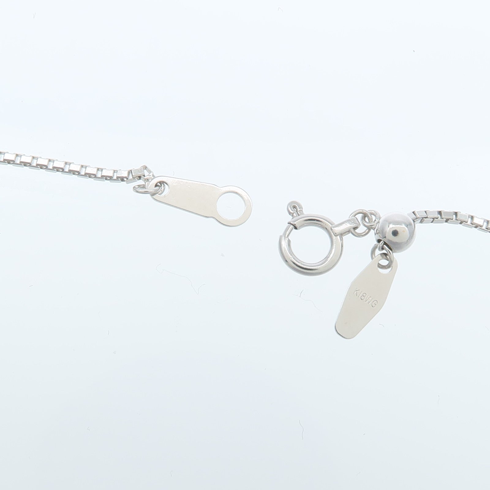 JEWELRY 【激減優惠】18K白金Opal Diamond Necklace蛋白石/鑽石項鍊