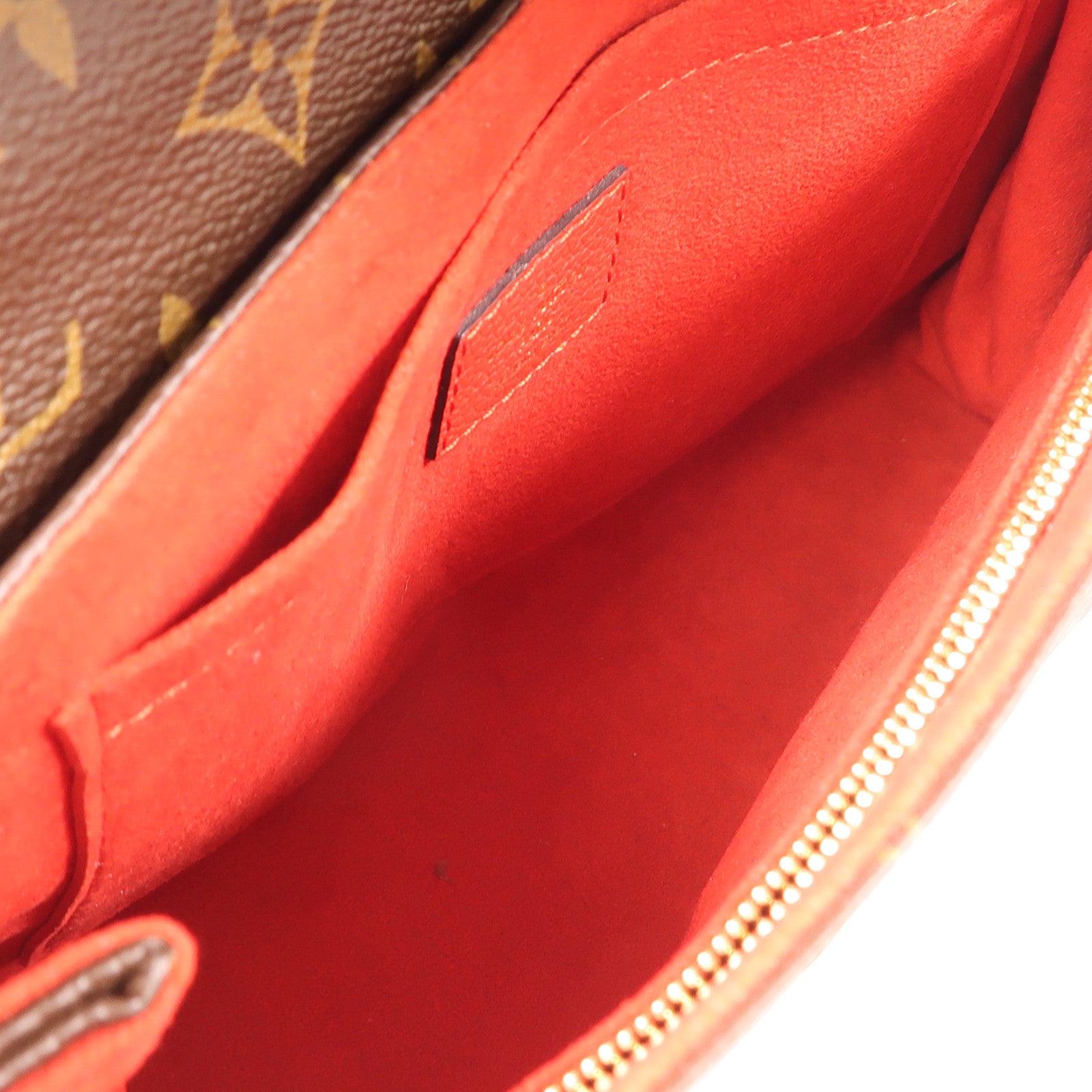 LOUIS VUITTON LV GHW Saint Placide Shoulder Bag M43713 Monogram Brown/Red