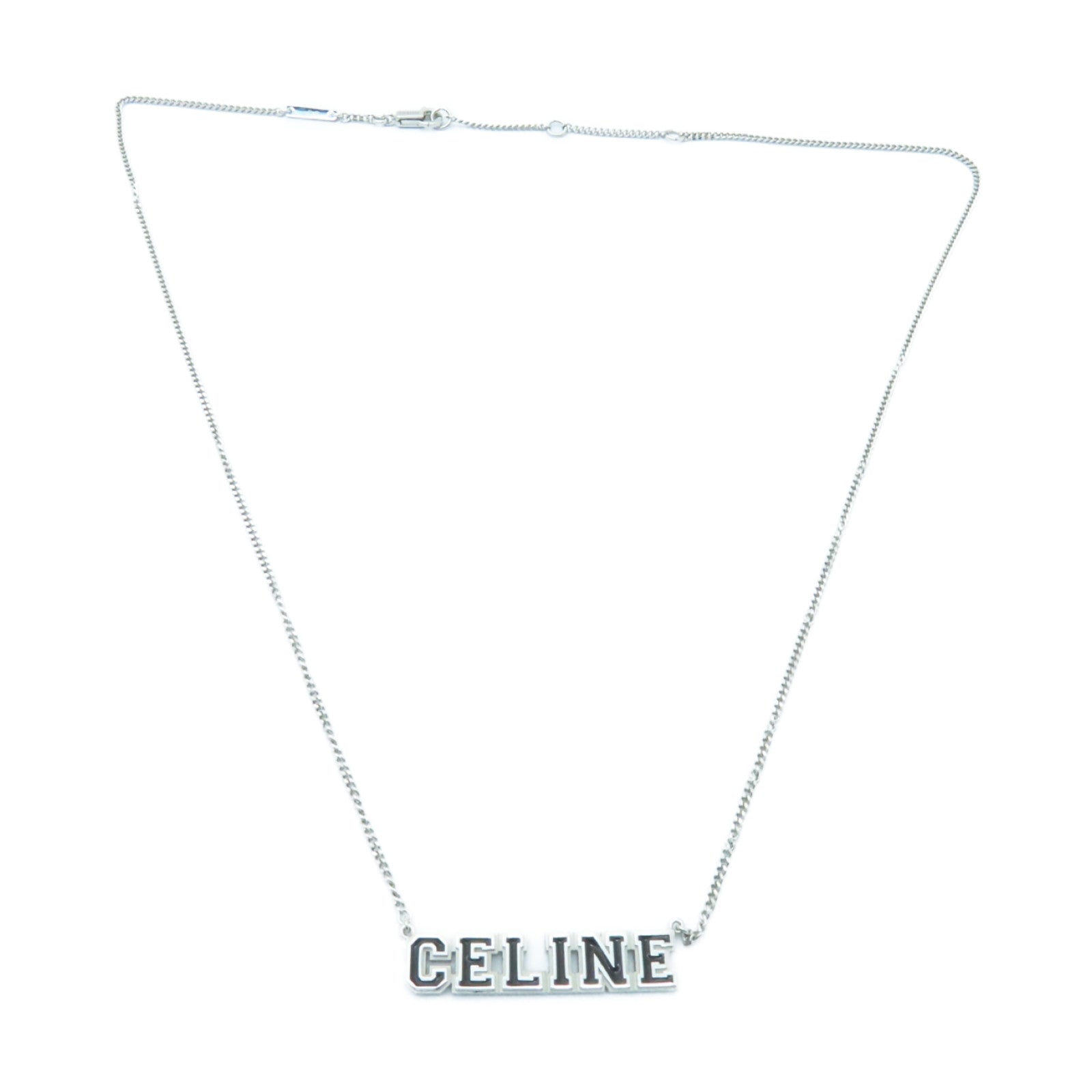 CELINE 【激減優惠】925純銀Necklace項鍊銀色/黒色